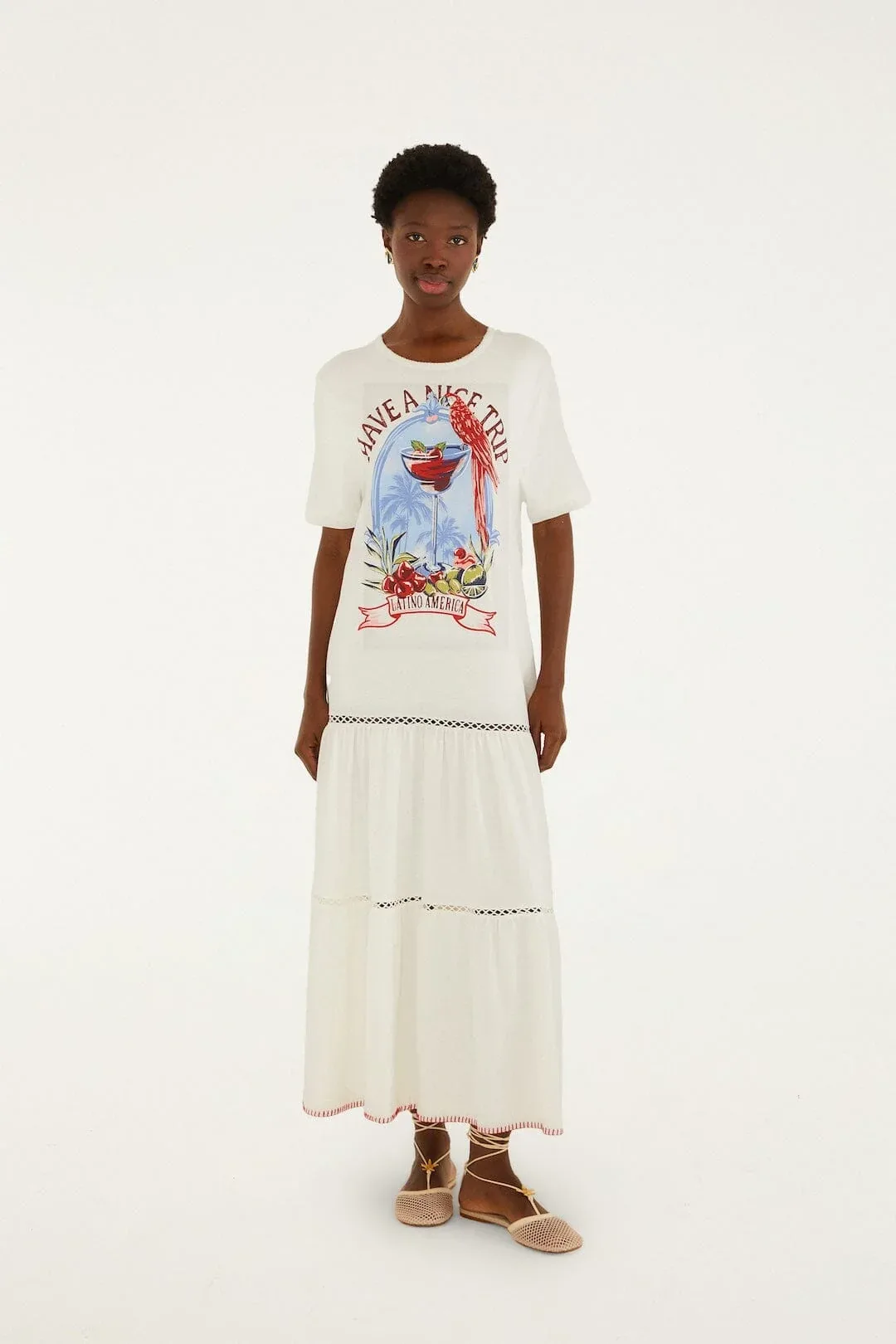 Have a Nice Trip Maxi Dress by FARM Rio