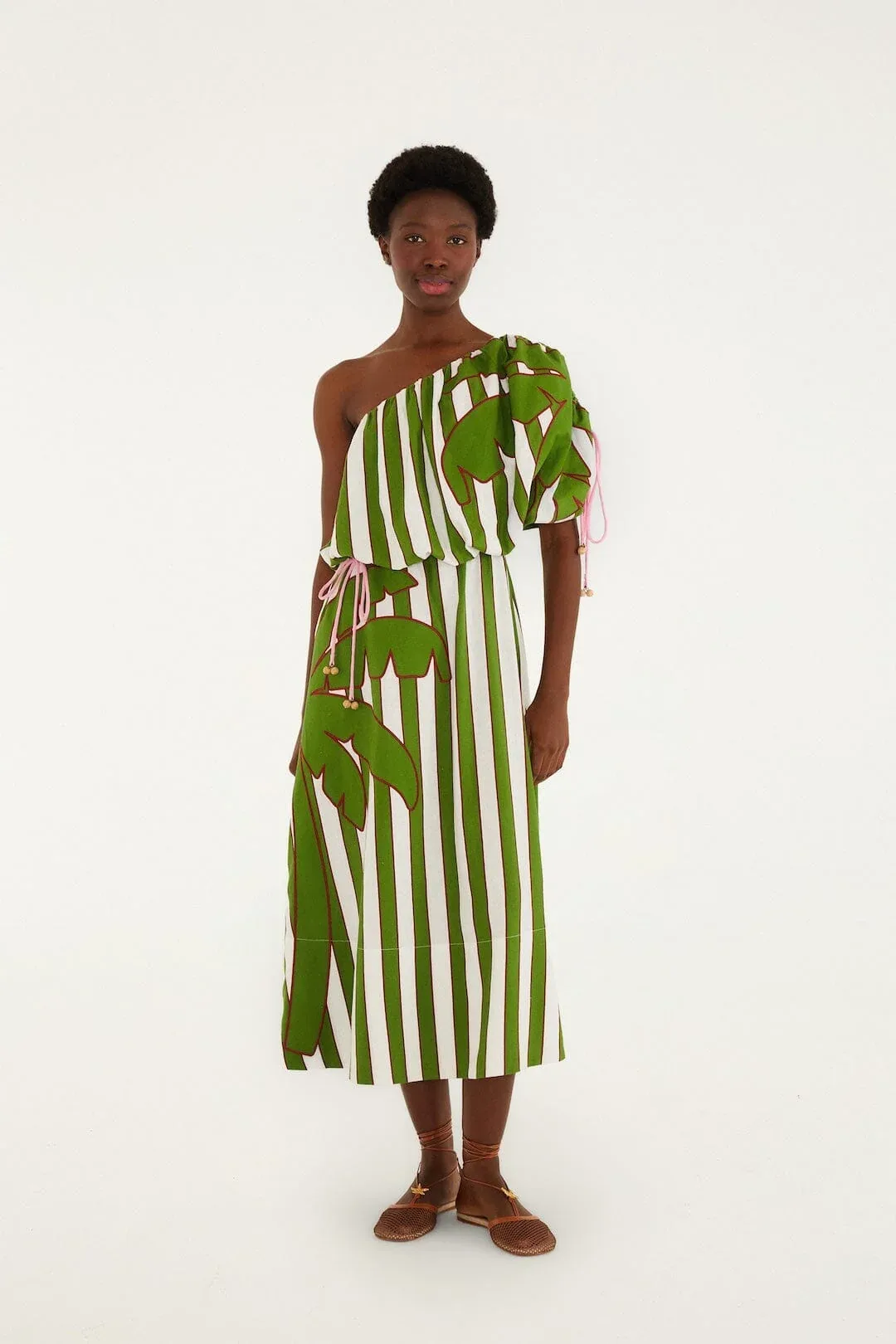 One-Shoulder Midi Dress by FARM Rio