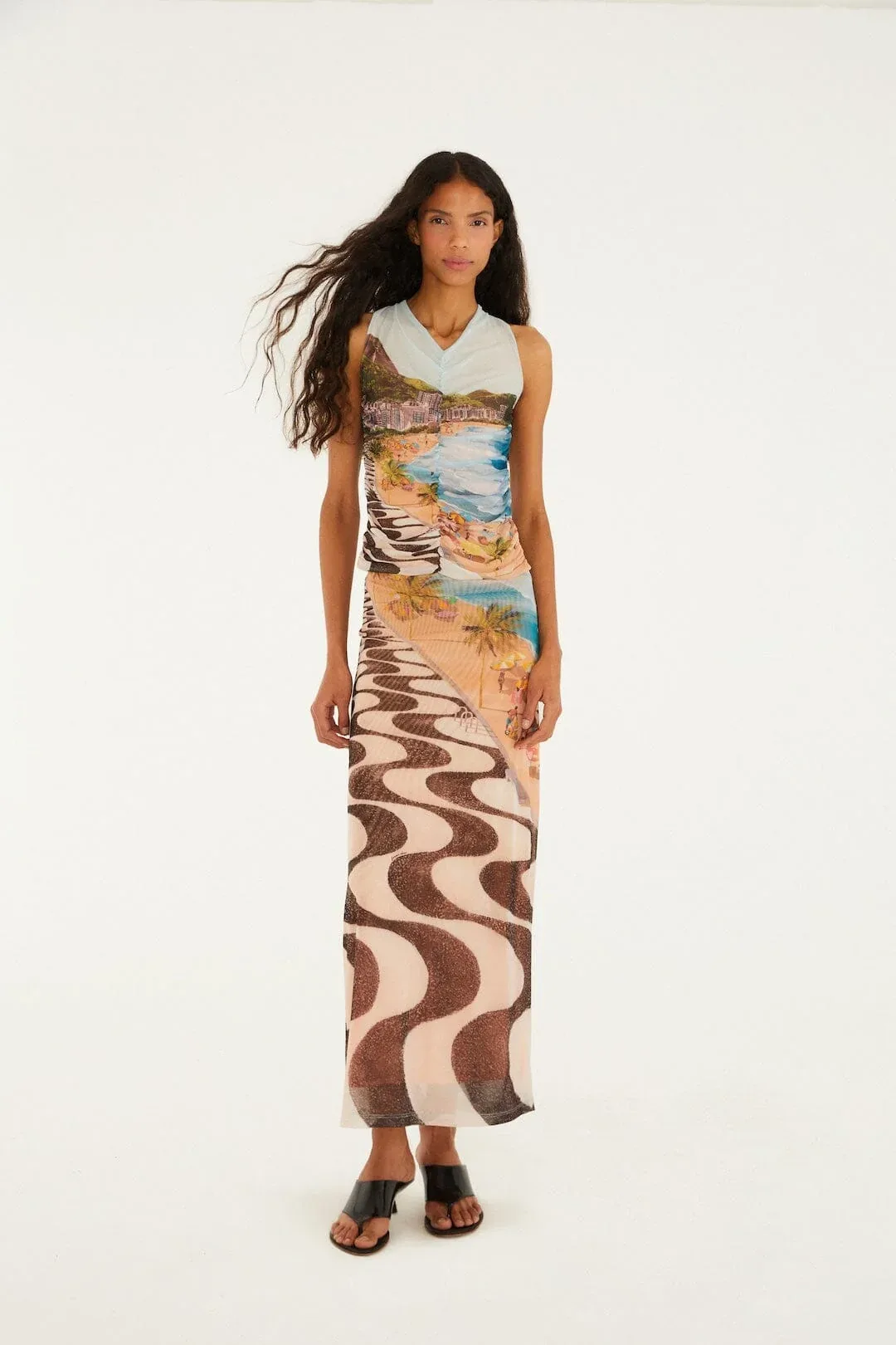 Copacabana Beach Skirt by FARM Rio
