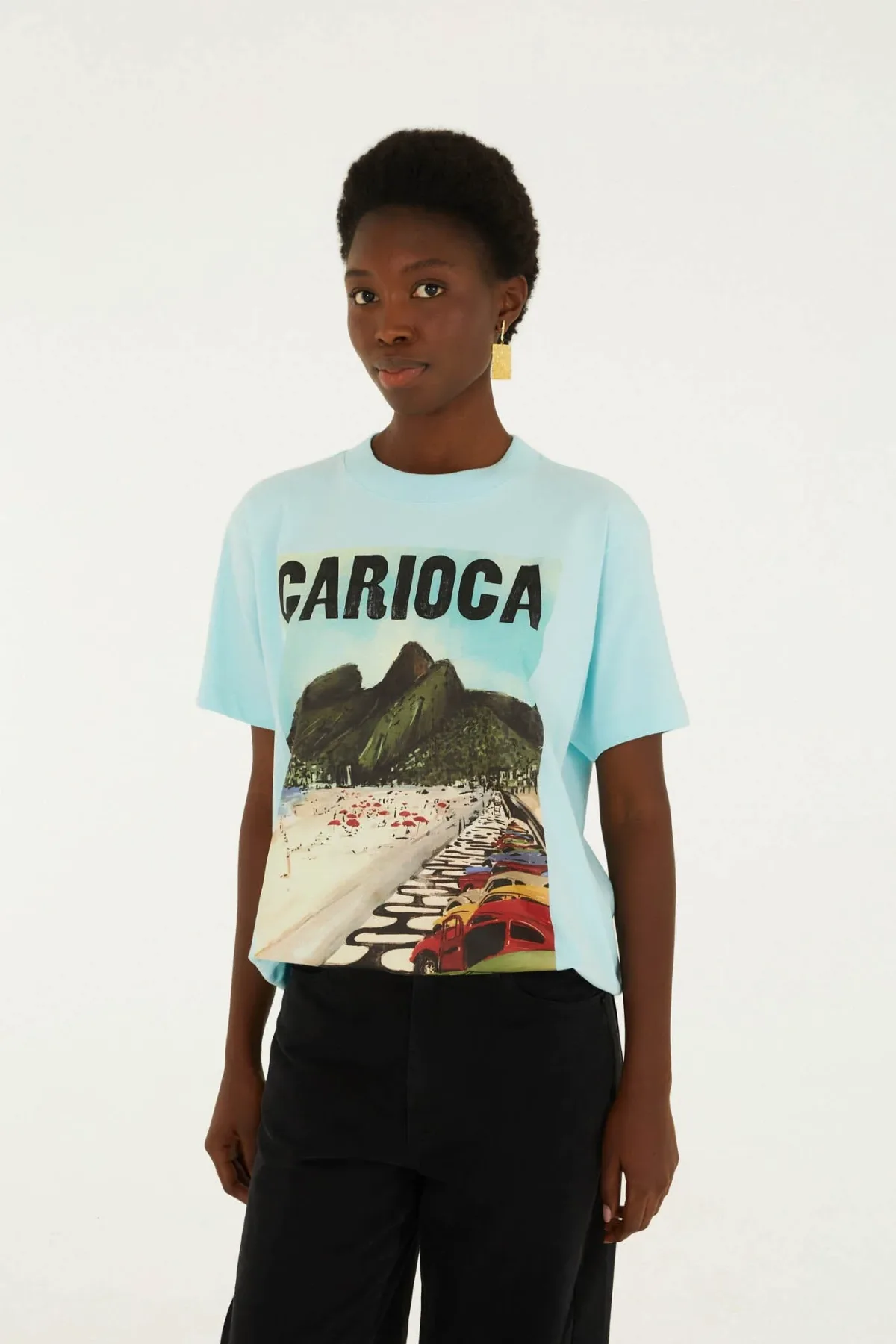 Dois Irmaos Landscape Carioca Relaxed T-Shirt