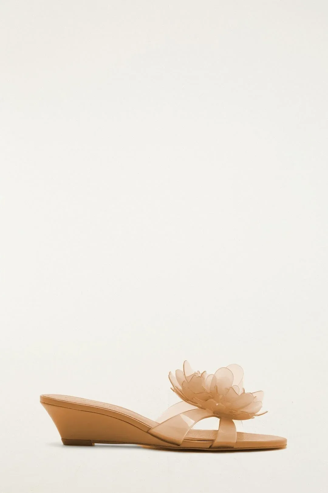 Orange Jelly Flower Wedge Sandal by FARM Rio