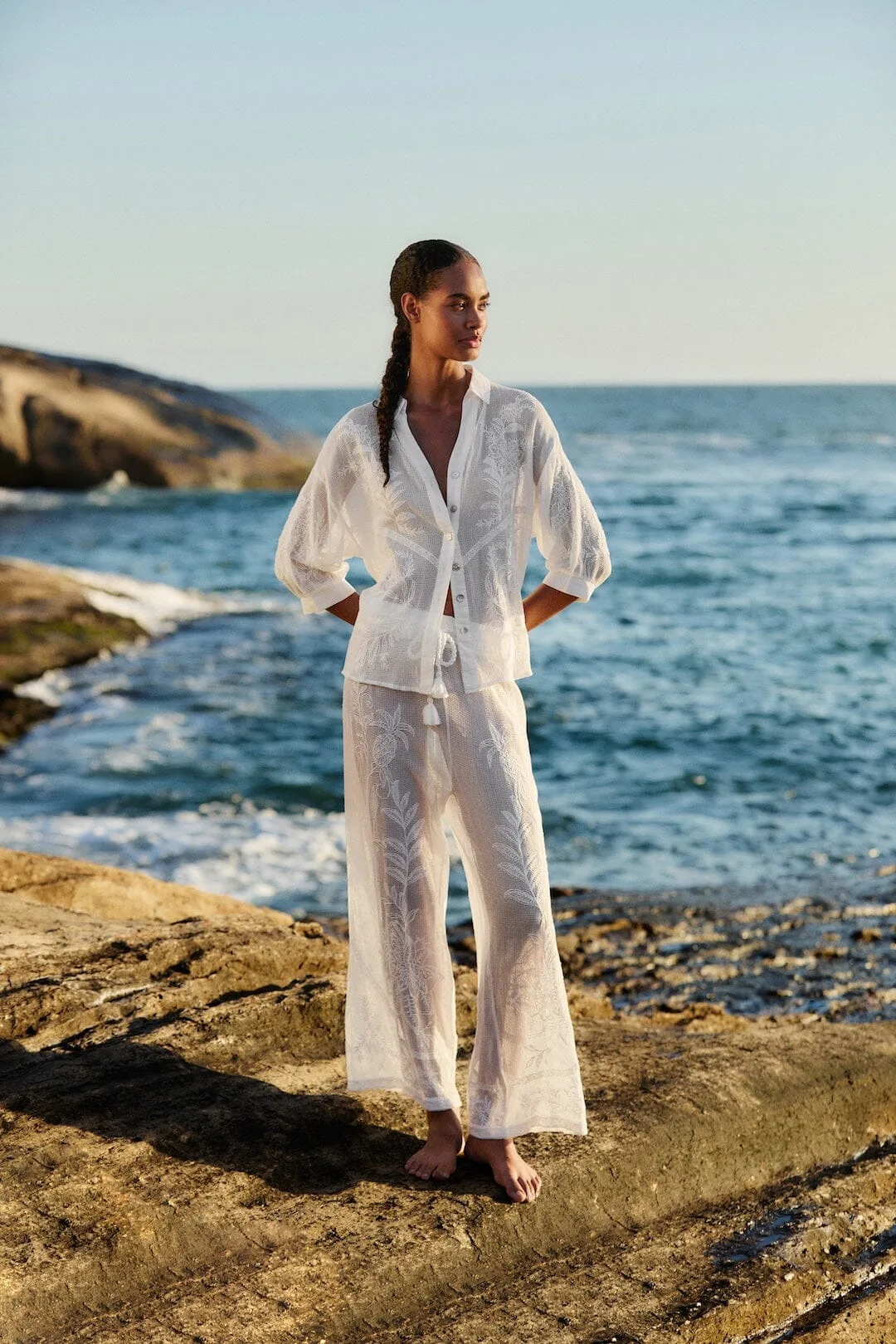 Off-White Nina Pants by FARM Rio