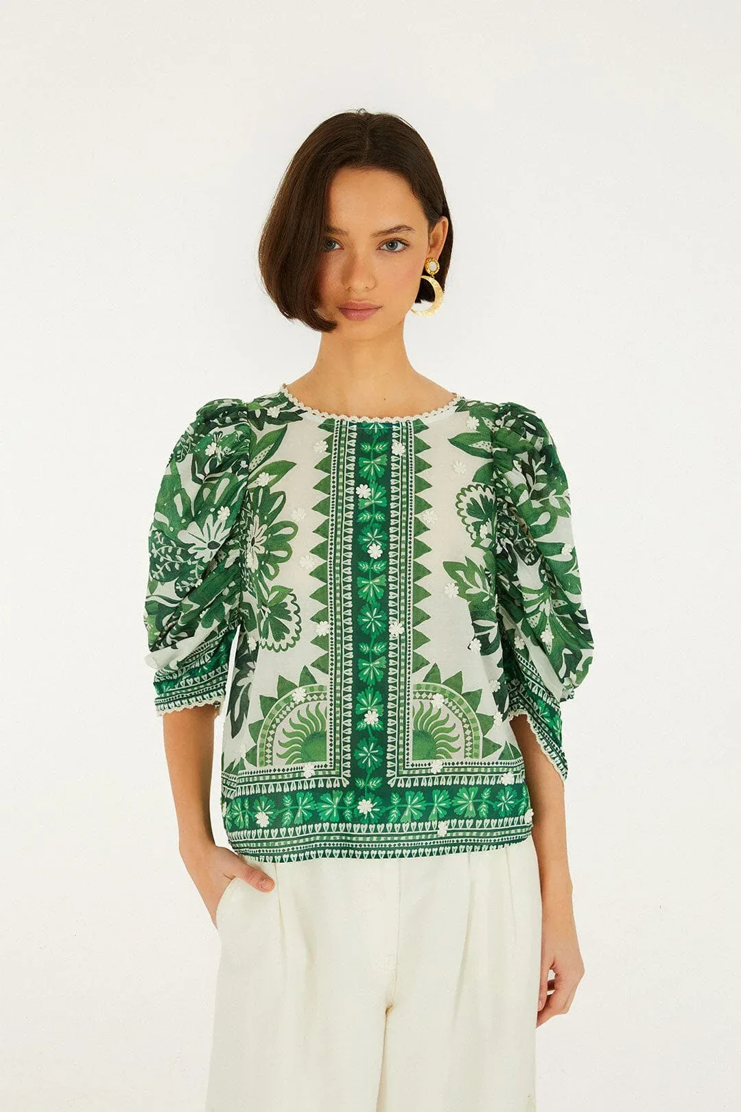 Flora Tapestry Blouse