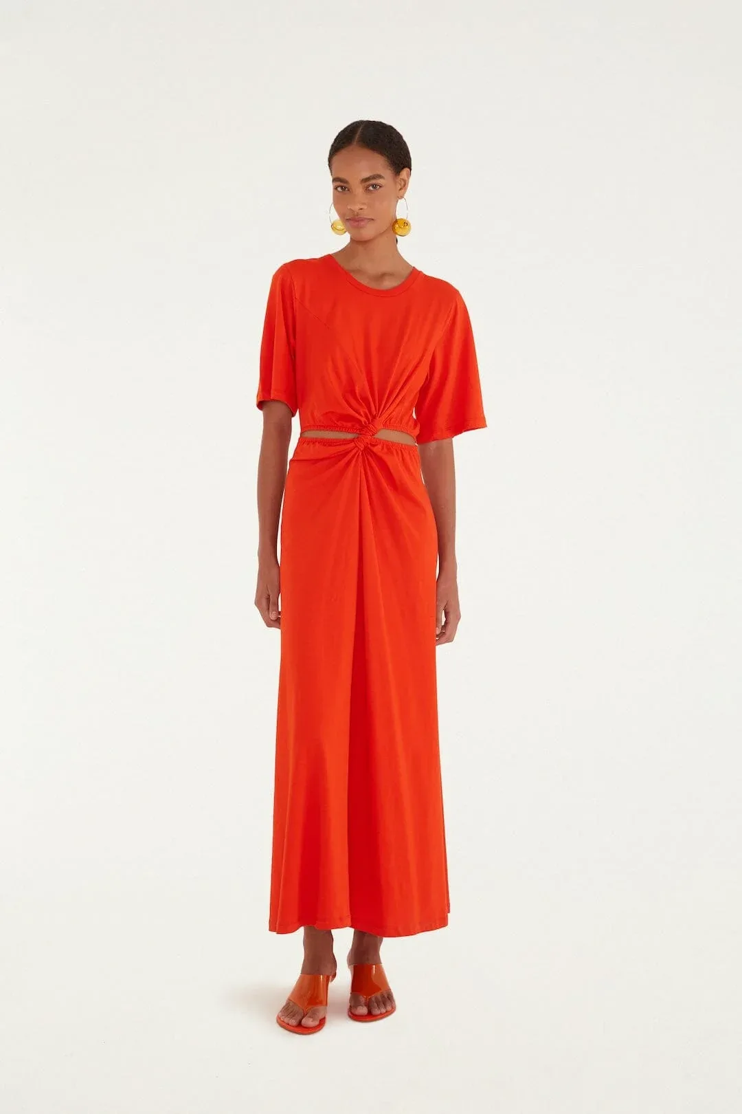 Artsy Flora Cut-Out Maxi Dress by FARM Rio