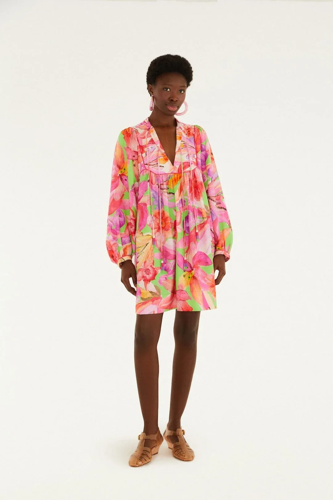 Artsy Flora Mini Dress by FARM Rio