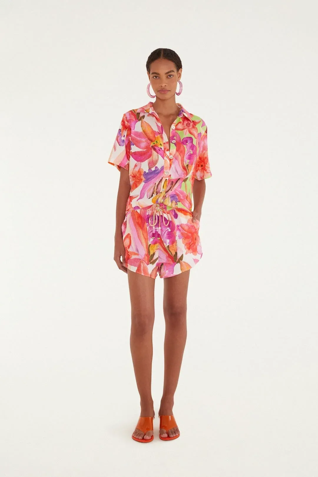 Artsy Flora Shorts by FARM Rio