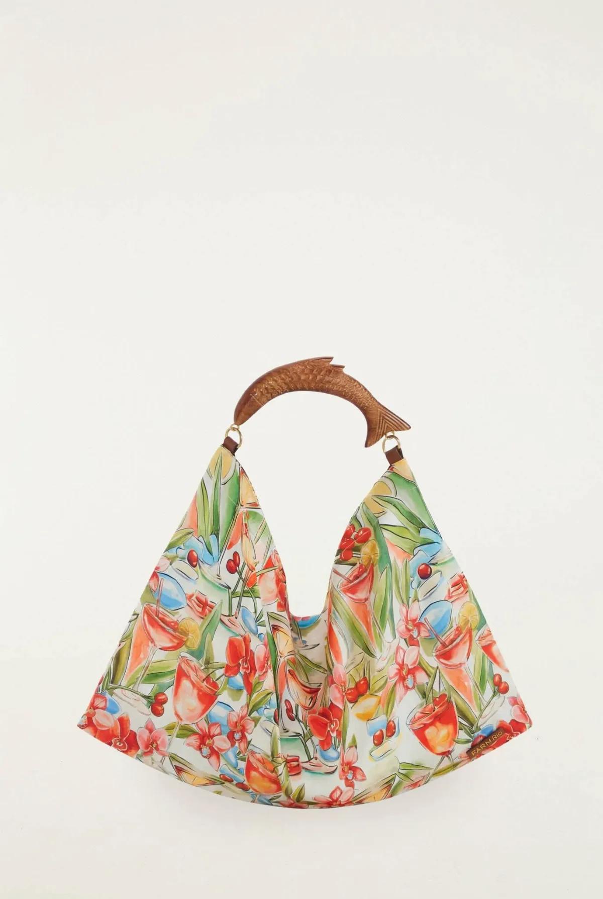 Drinks Satin Mini Scarf Bag by FARM Rio