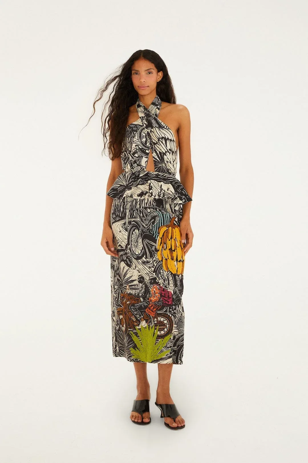 Embroidered Maxi Dress by FARM Rio