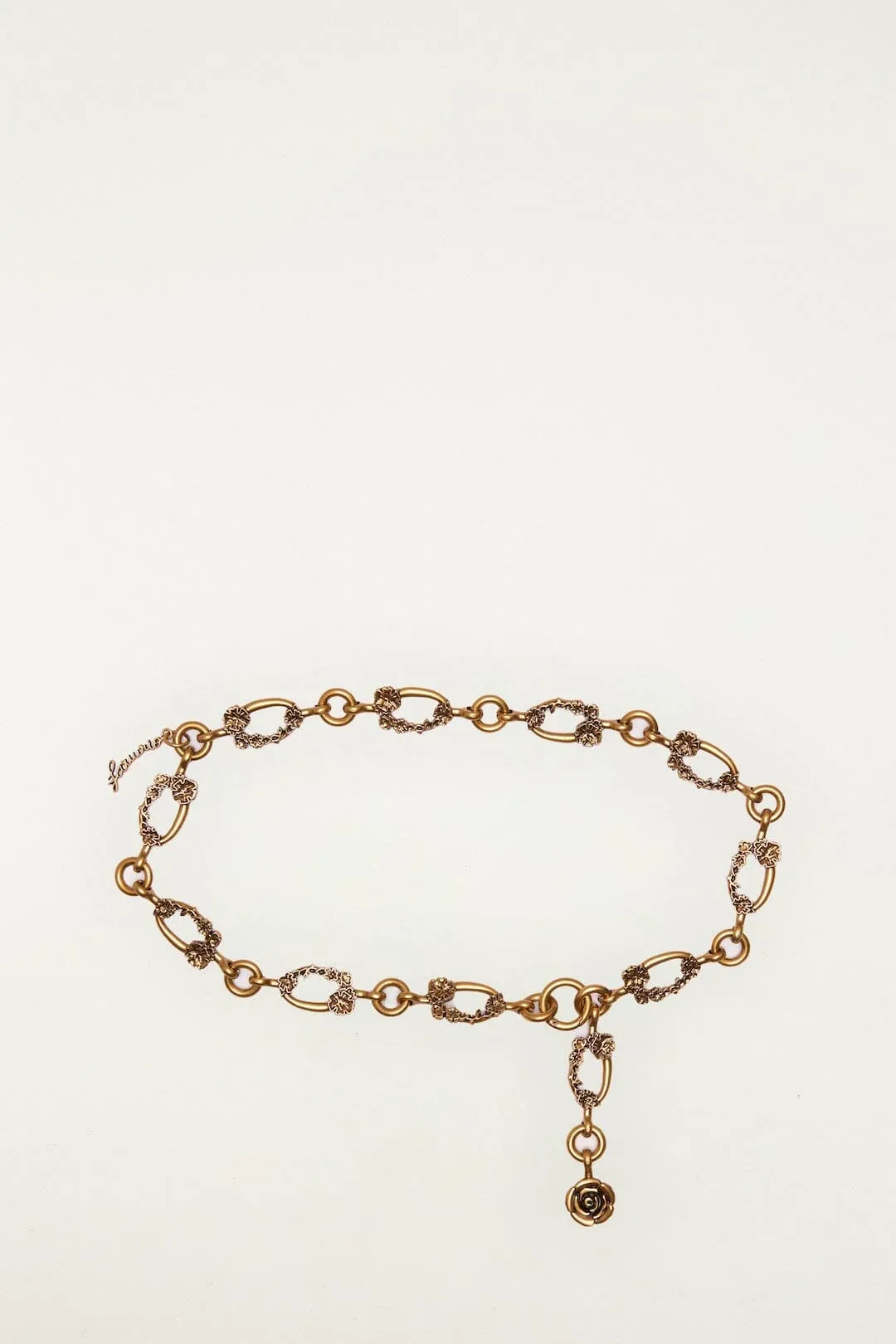 Flower Metal Chain Belt by FARM Rio