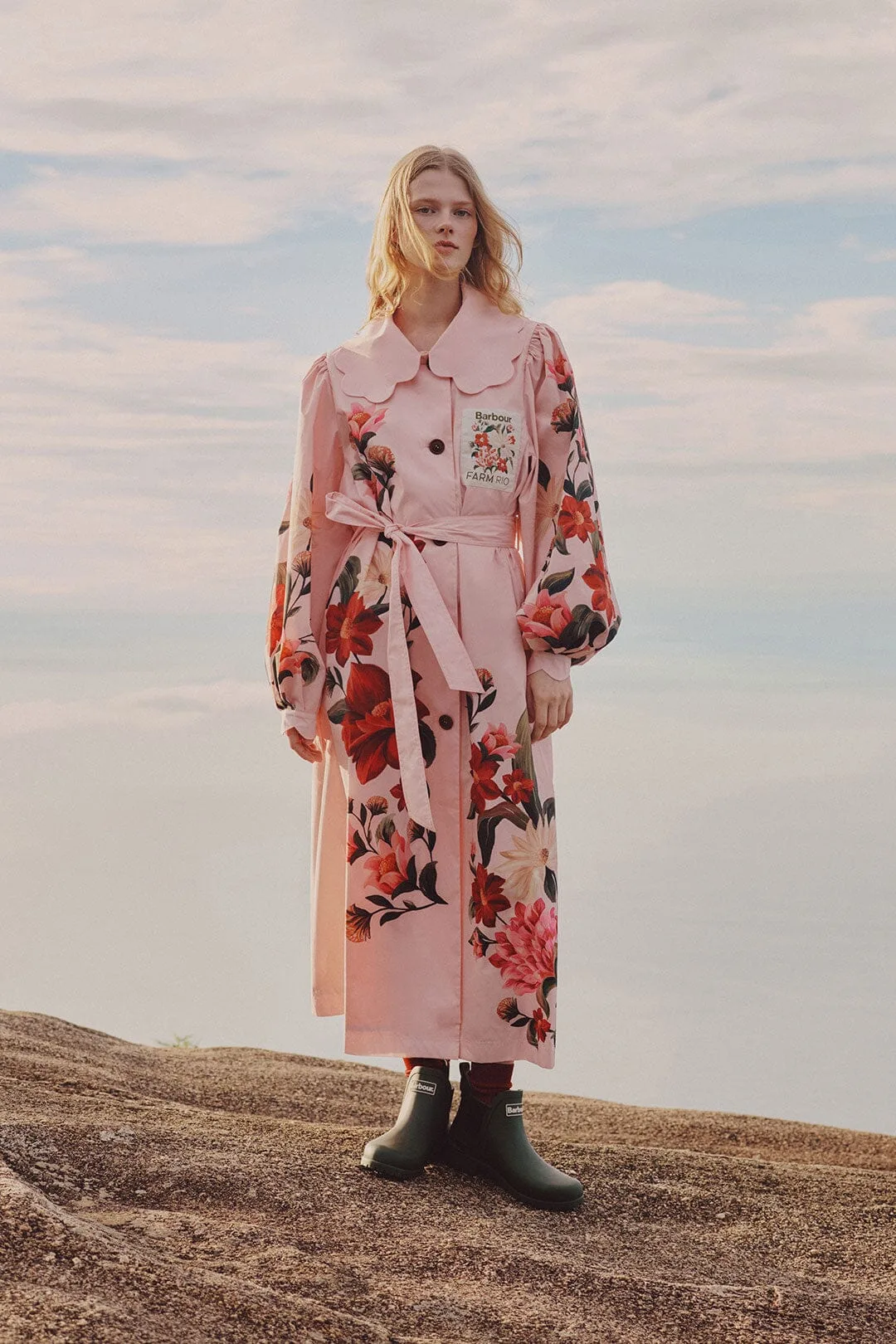 Bromelia Trench Coat by FARM Rio