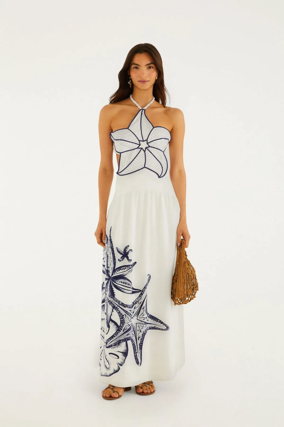 Coast Stars 3d Bodice Maxi Dress by FARM Rio