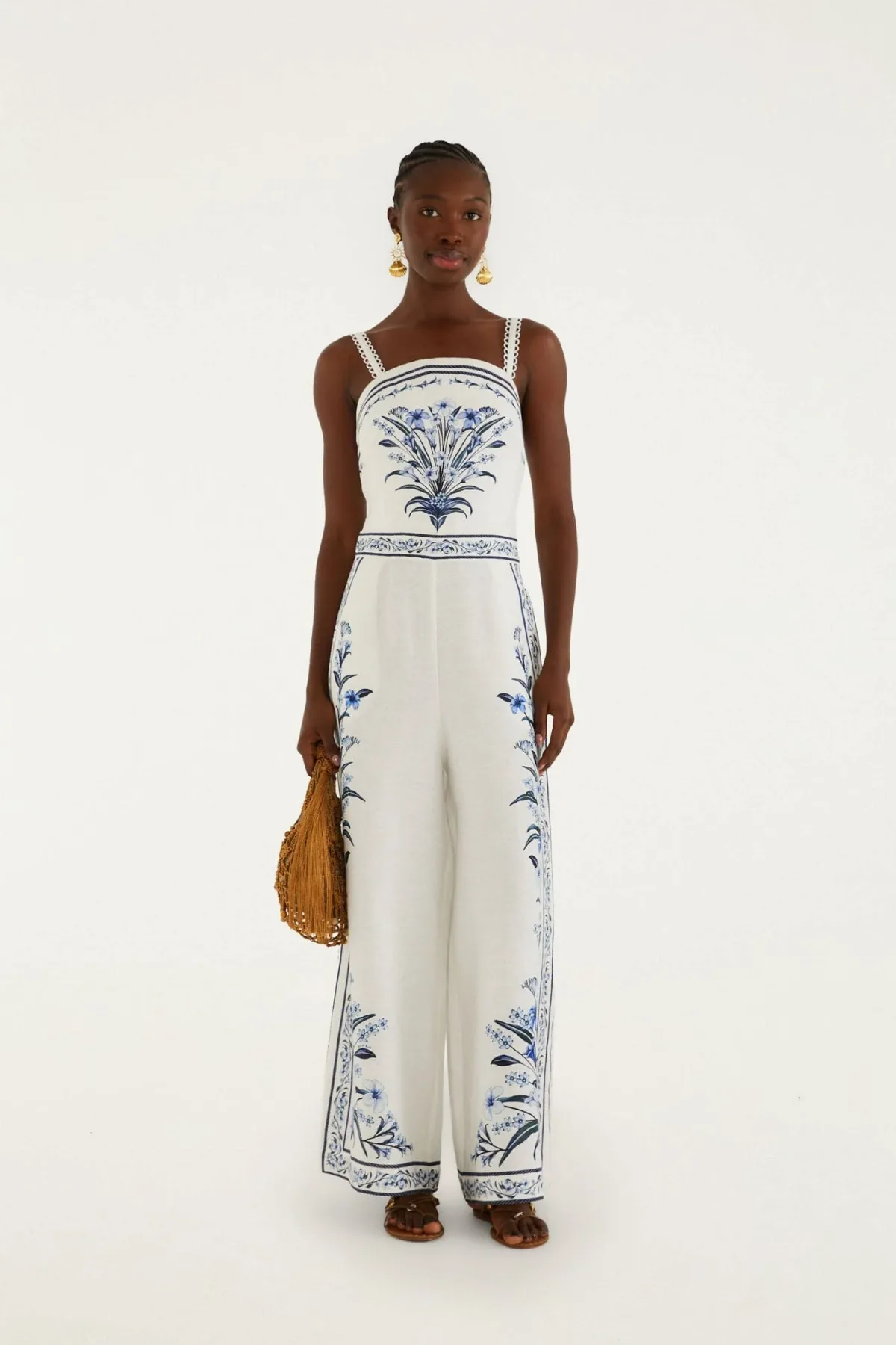 Flowers Arch Maxi Jumpsuit by FARM Rio