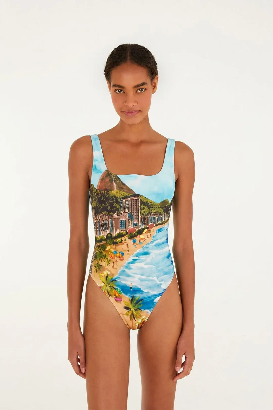 Copacabana Beach One Piece by FARM Rio