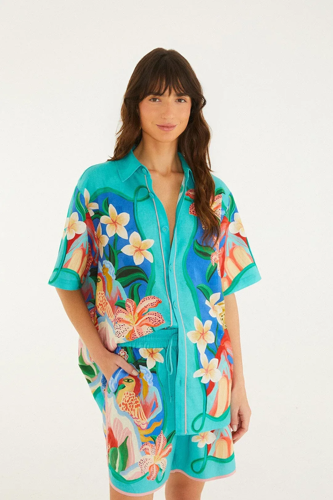 Garden of Life Scarf Shorts