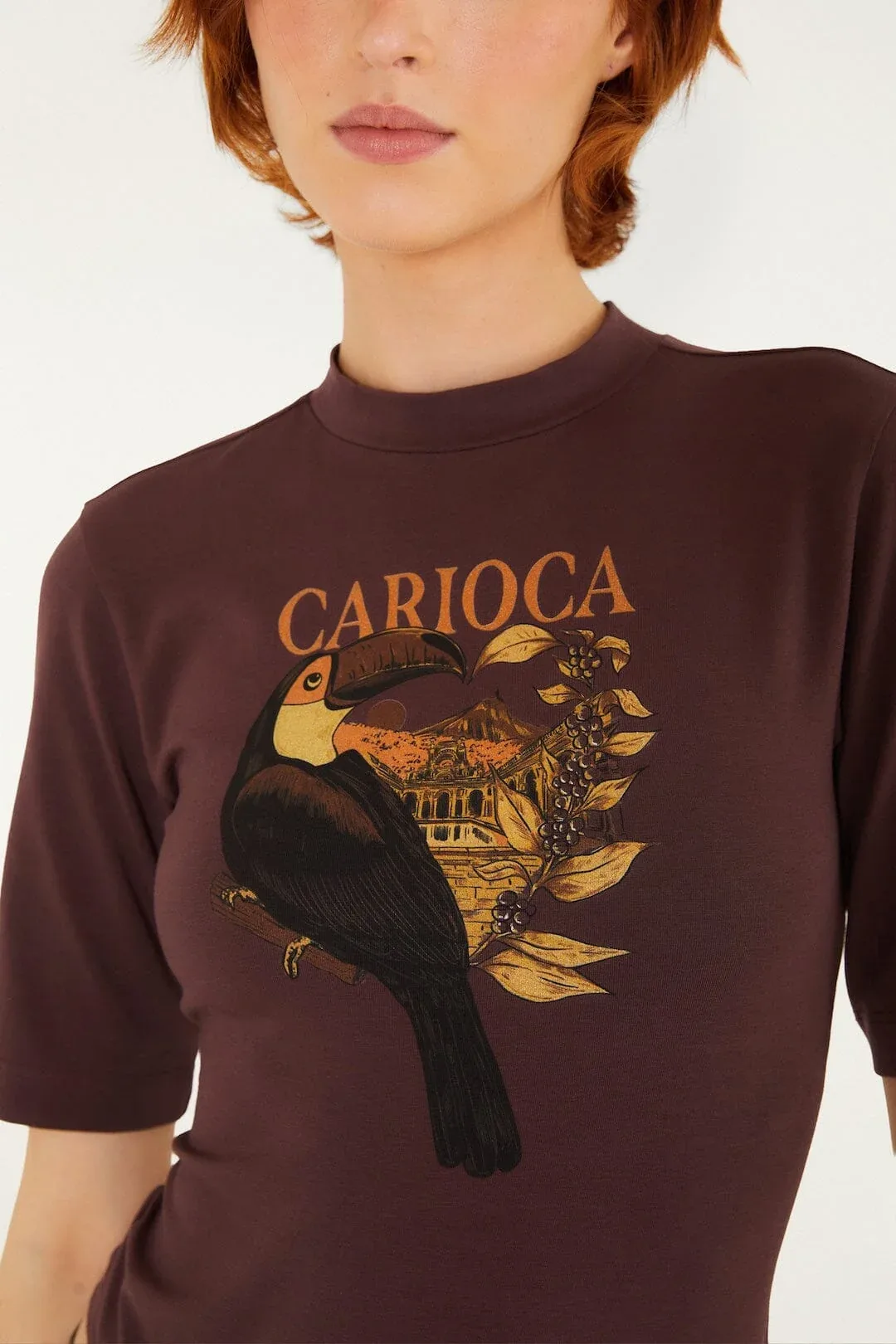 Carioca Short Sleeve Bodysuit by FARM Rio