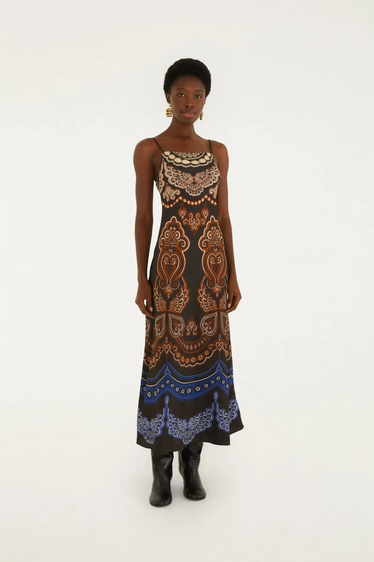 Nicole Sleeveless Slip Maxi Dress by FARM Rio