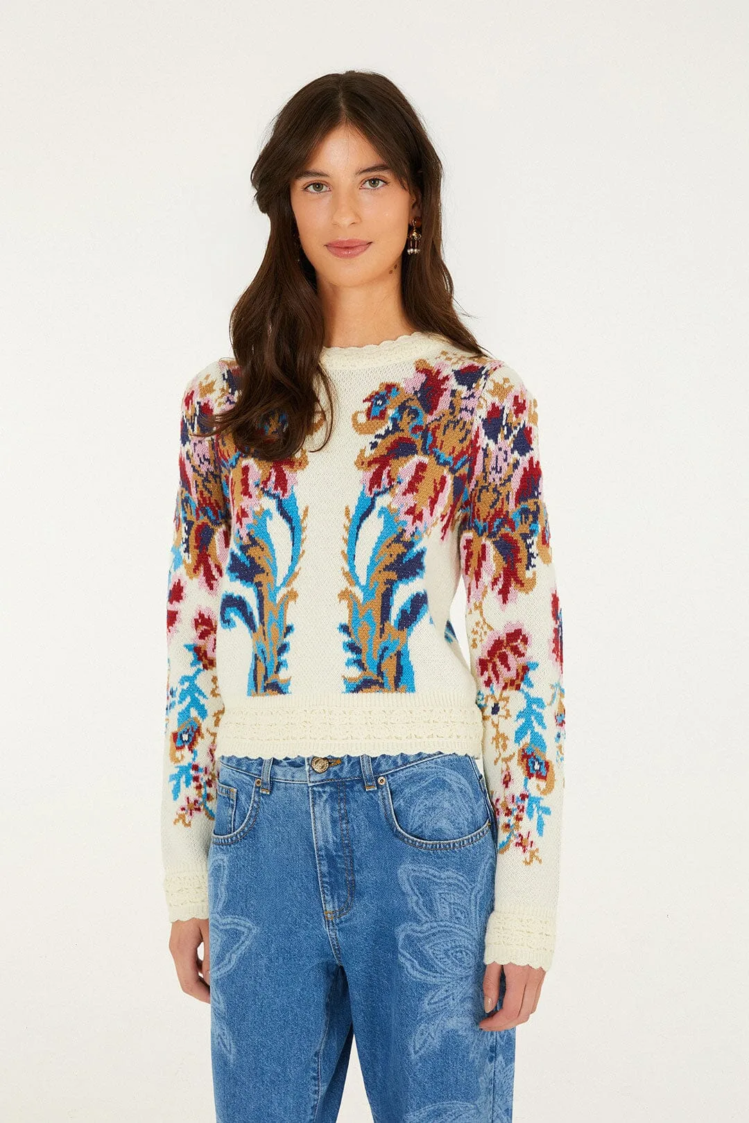 Arabesque Knit Sweater by FARM Rio
