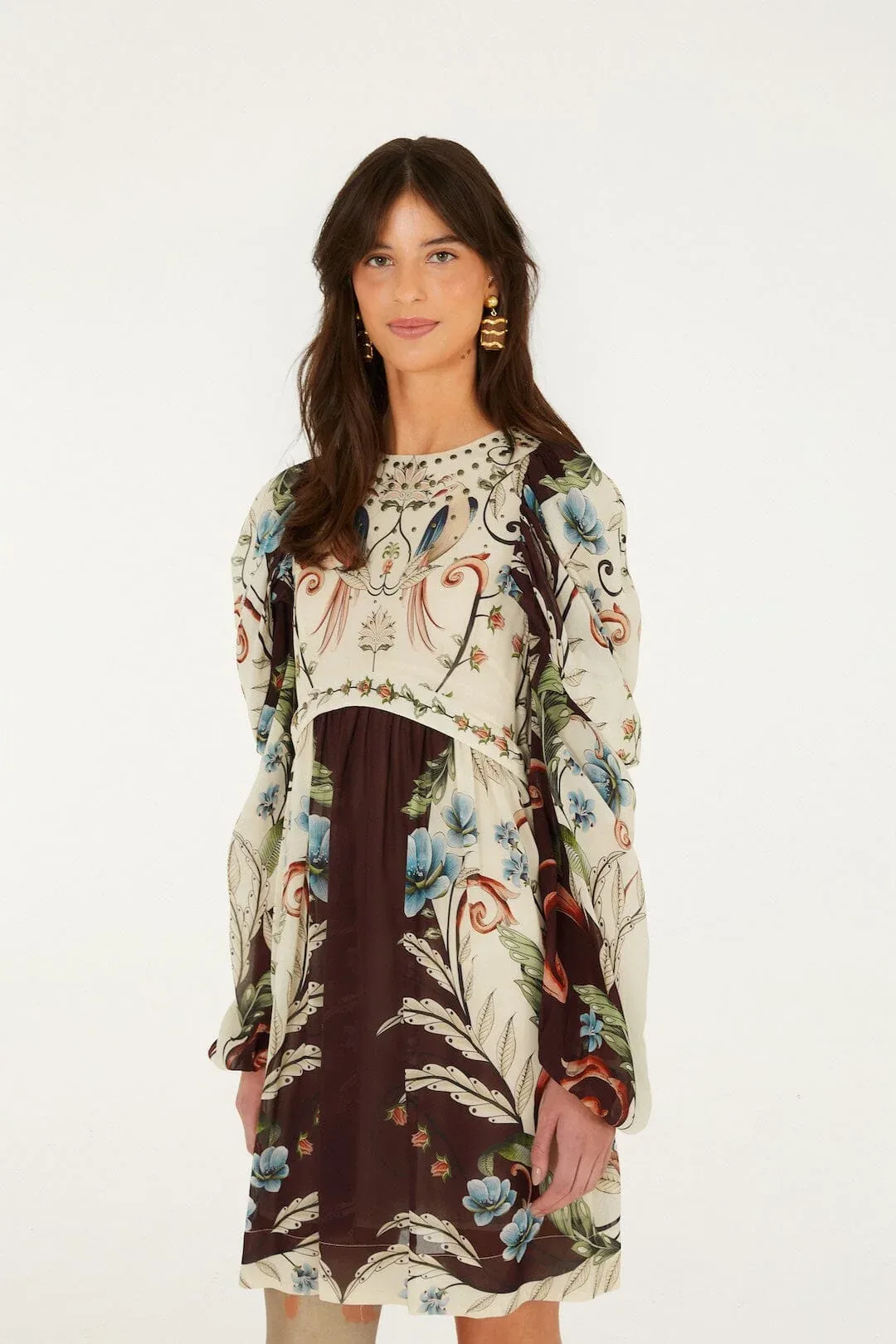 Millena Long Sleeves Mini Dress