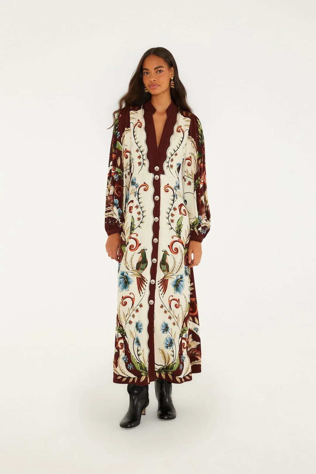 Millena Winter White Maxi Dress by FARM Rio
