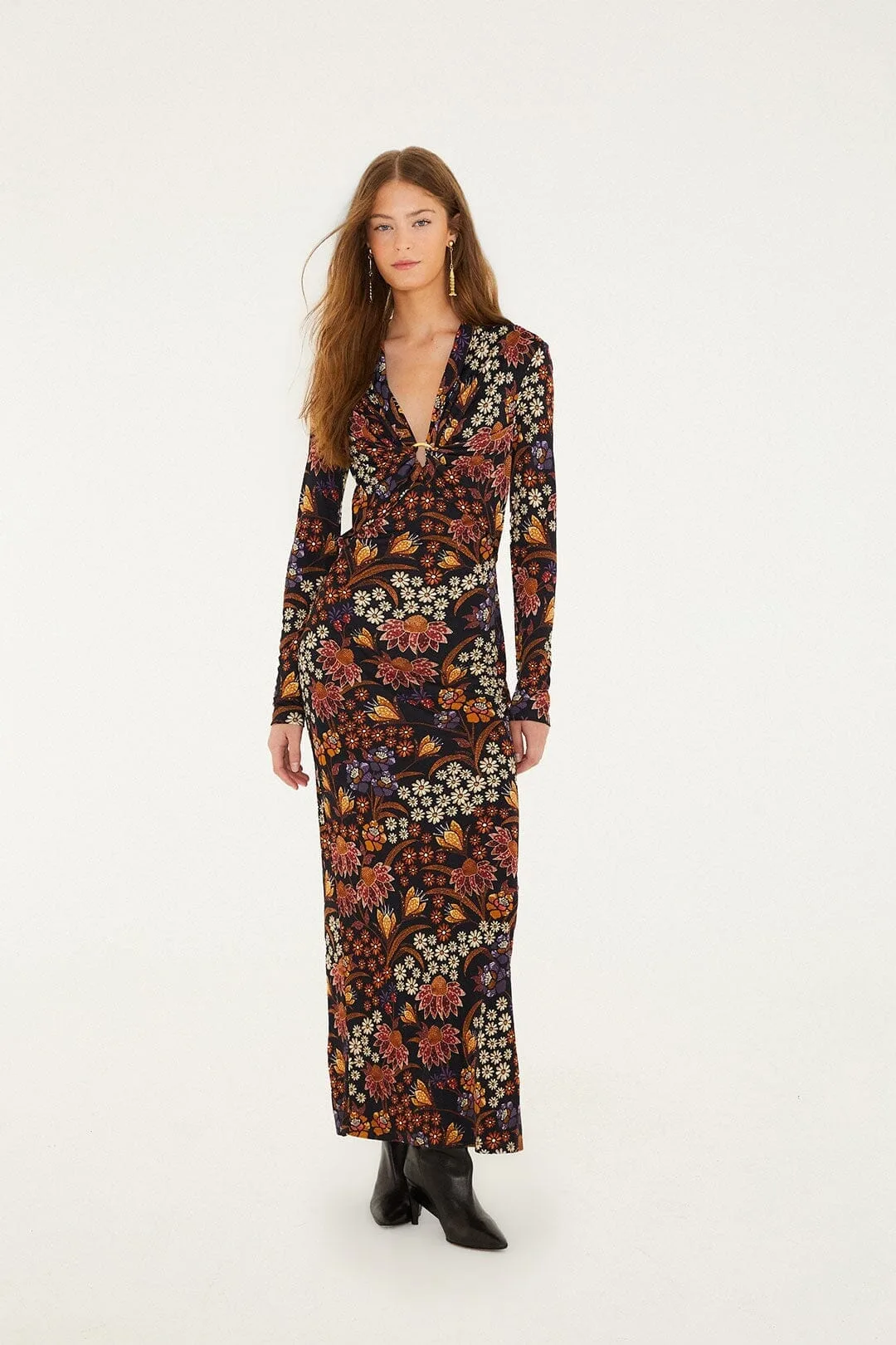 Lili Long Sleeve Maxi Dress by FARM Rio