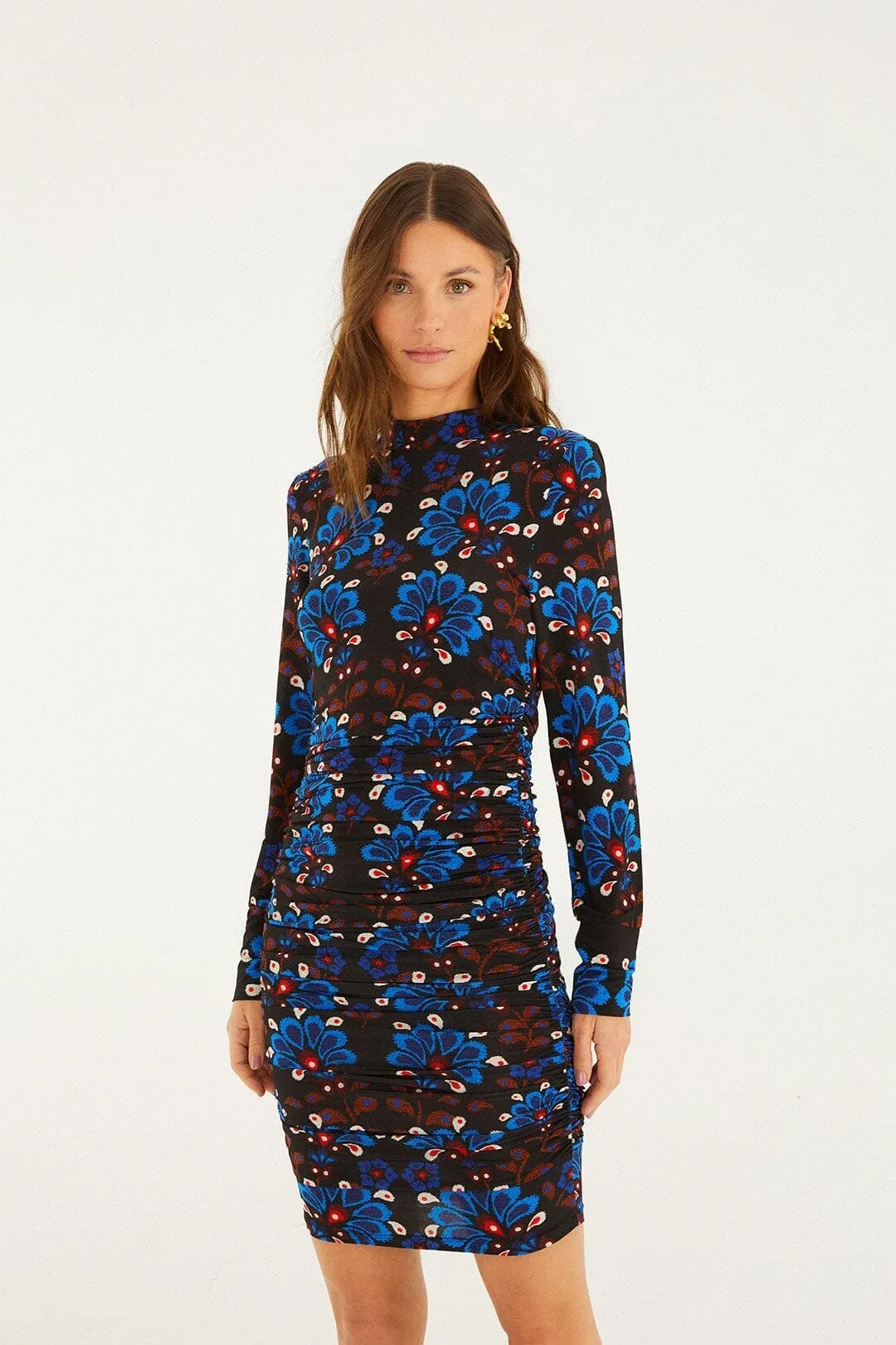 Latina Scarf Jersey Mini Dress