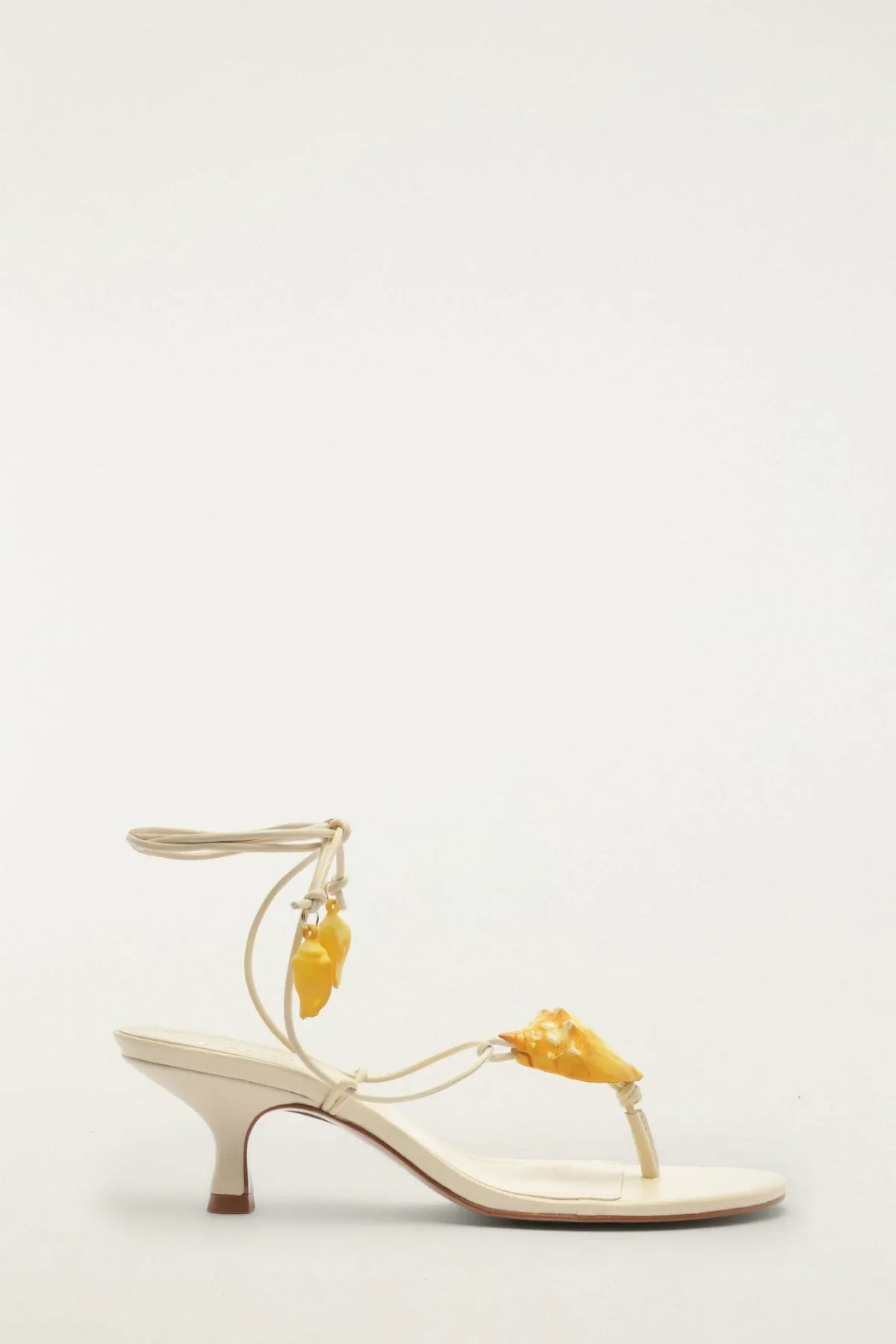 Shell Kitten Heel by FARM Rio