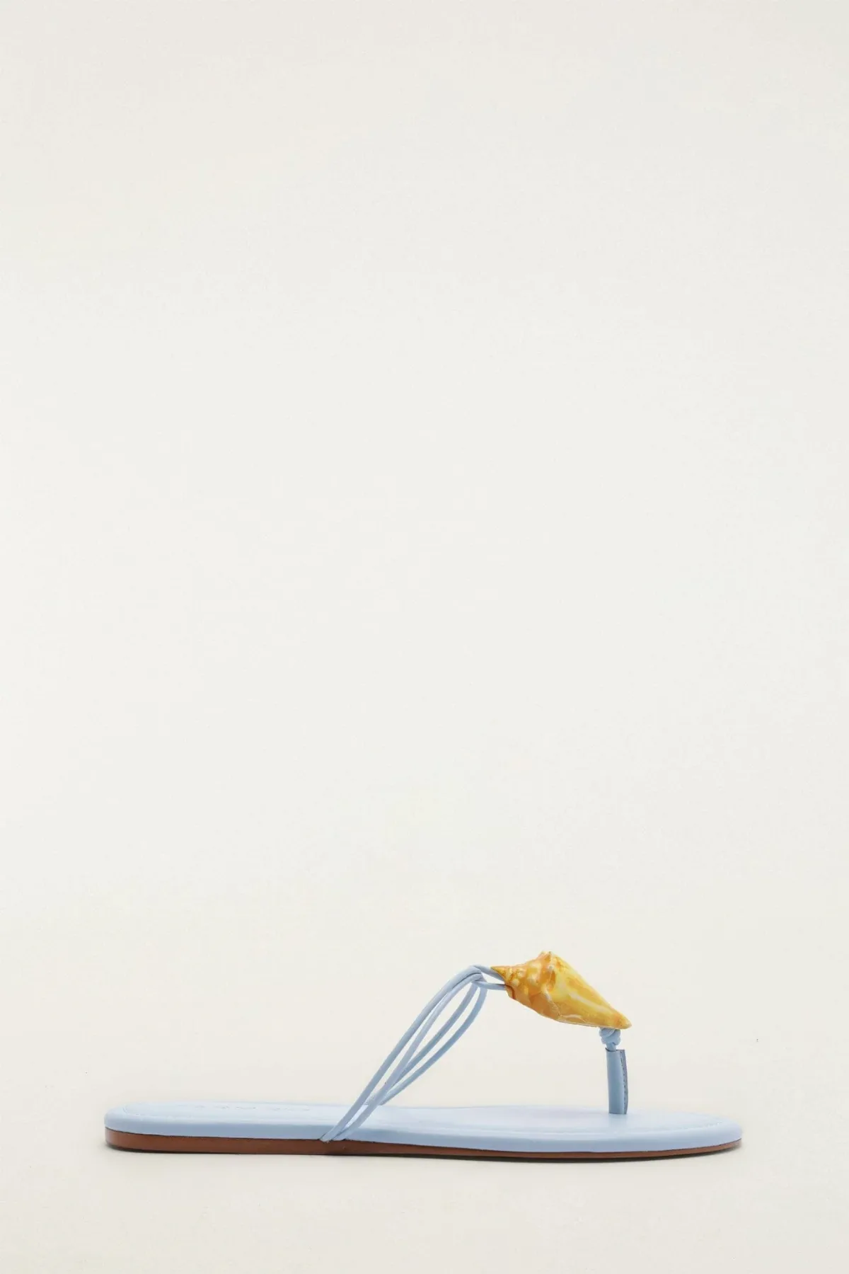 Shell Flat Sandal by FARM Rio