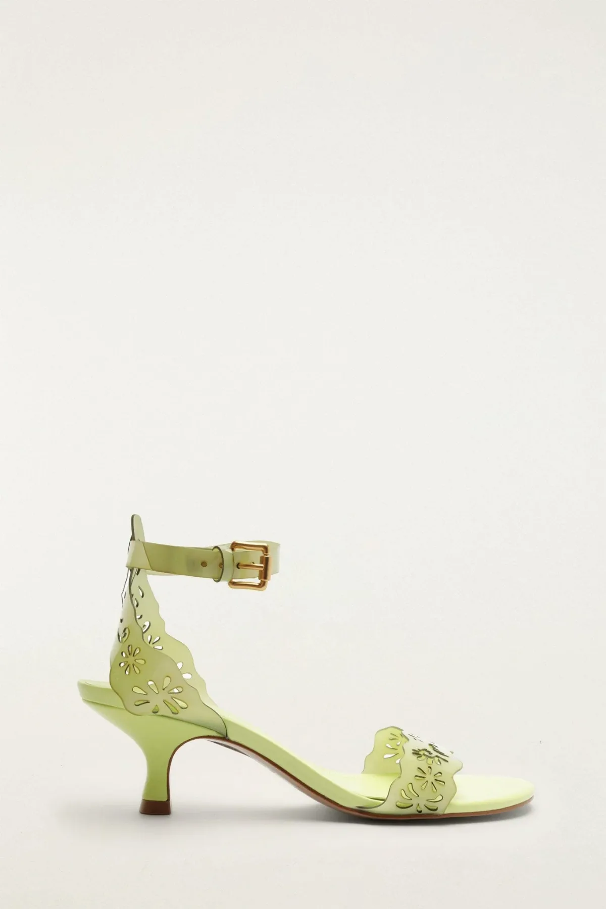 Lace Jelly Kitten Heeled Sandal by FARM Rio