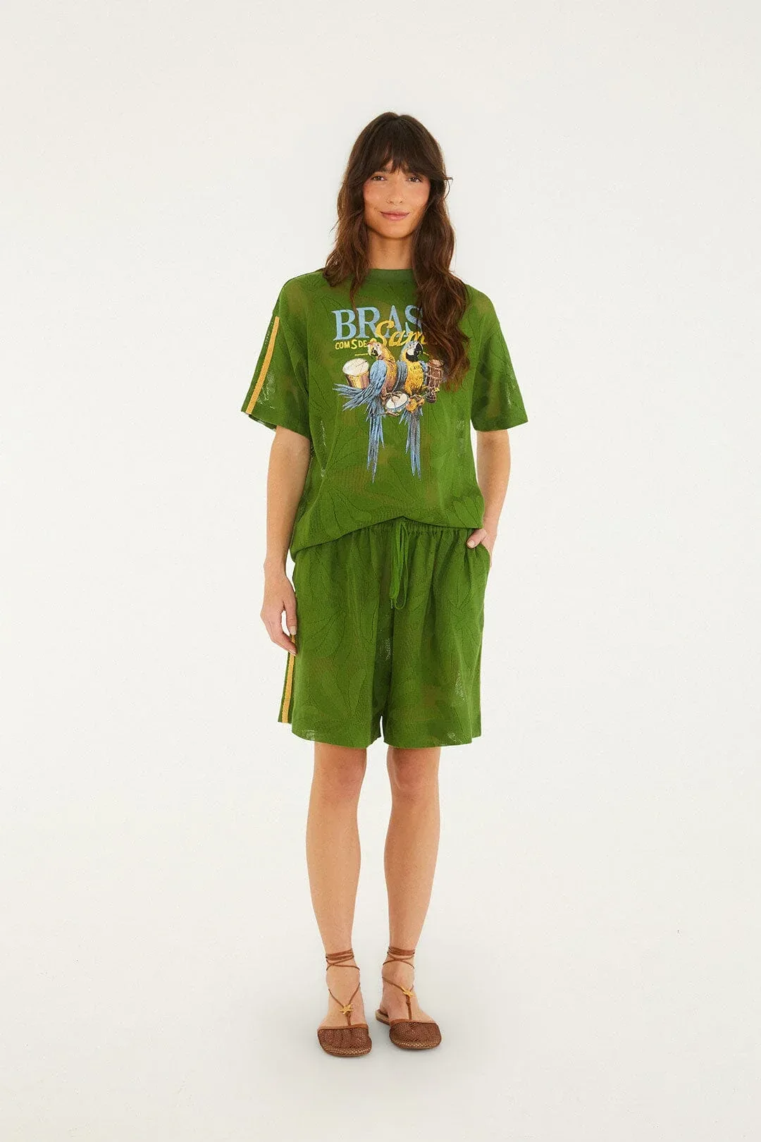 Brasil Samba Lace Shorts by FARM Rio