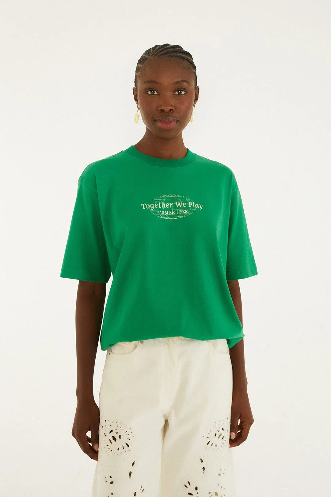 Together We Play Short Sleeve T-Shirt by FARM Rio