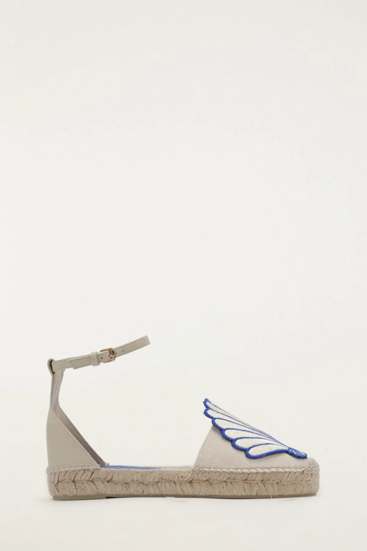 Blue 3D Shell Iconic Espadrille Sandal by FARM Rio