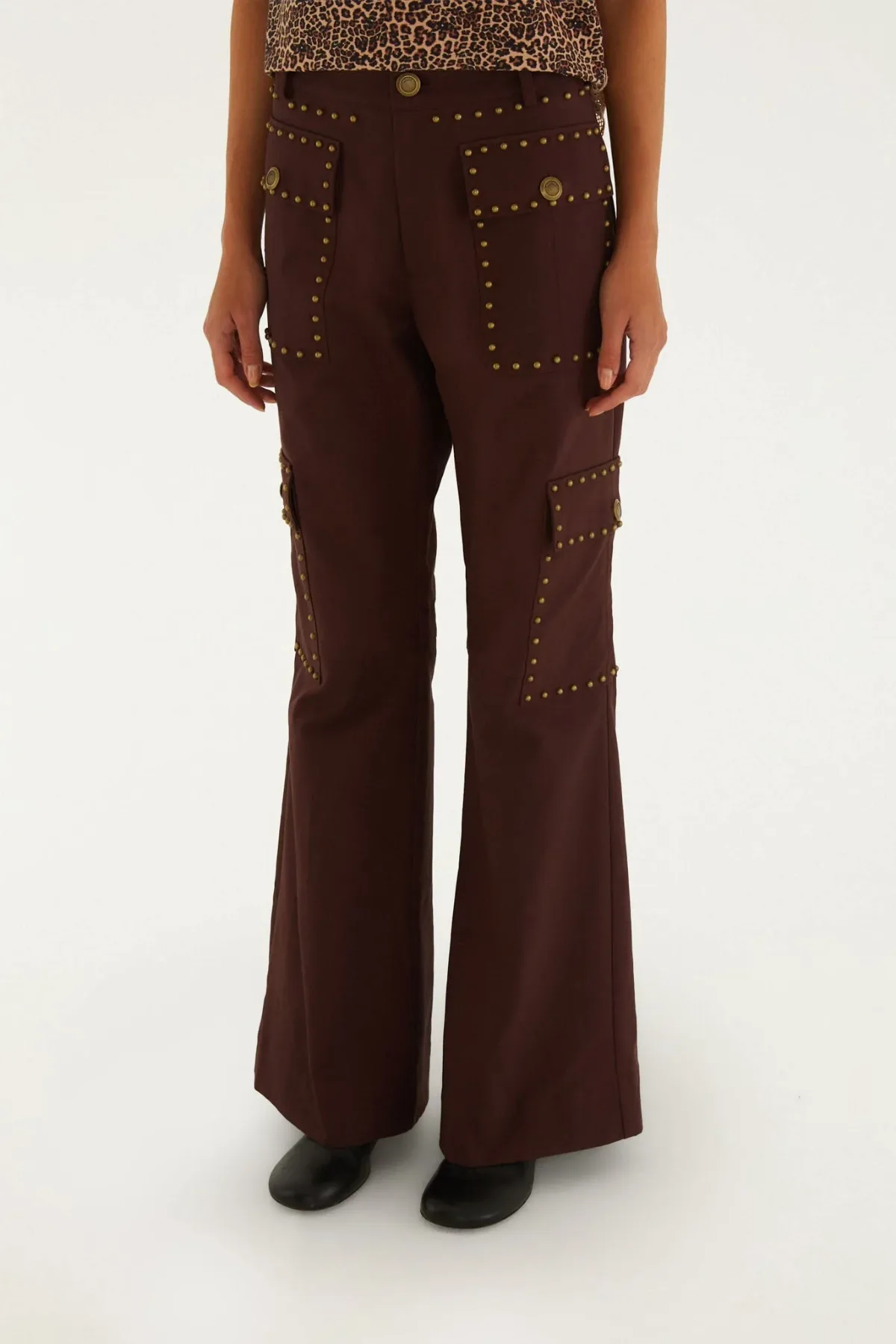 Tailored Flared Pants by FARM Rio