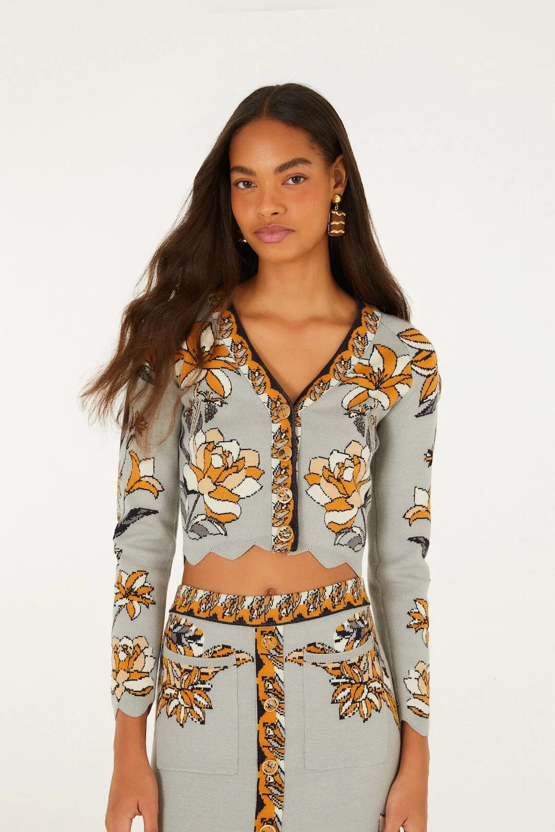 Stained Glass Beauty Knit Crop Top by FARM Rio