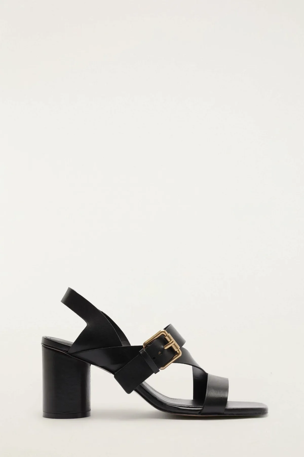 Buckle Block Heeled Sandal by FARM Rio