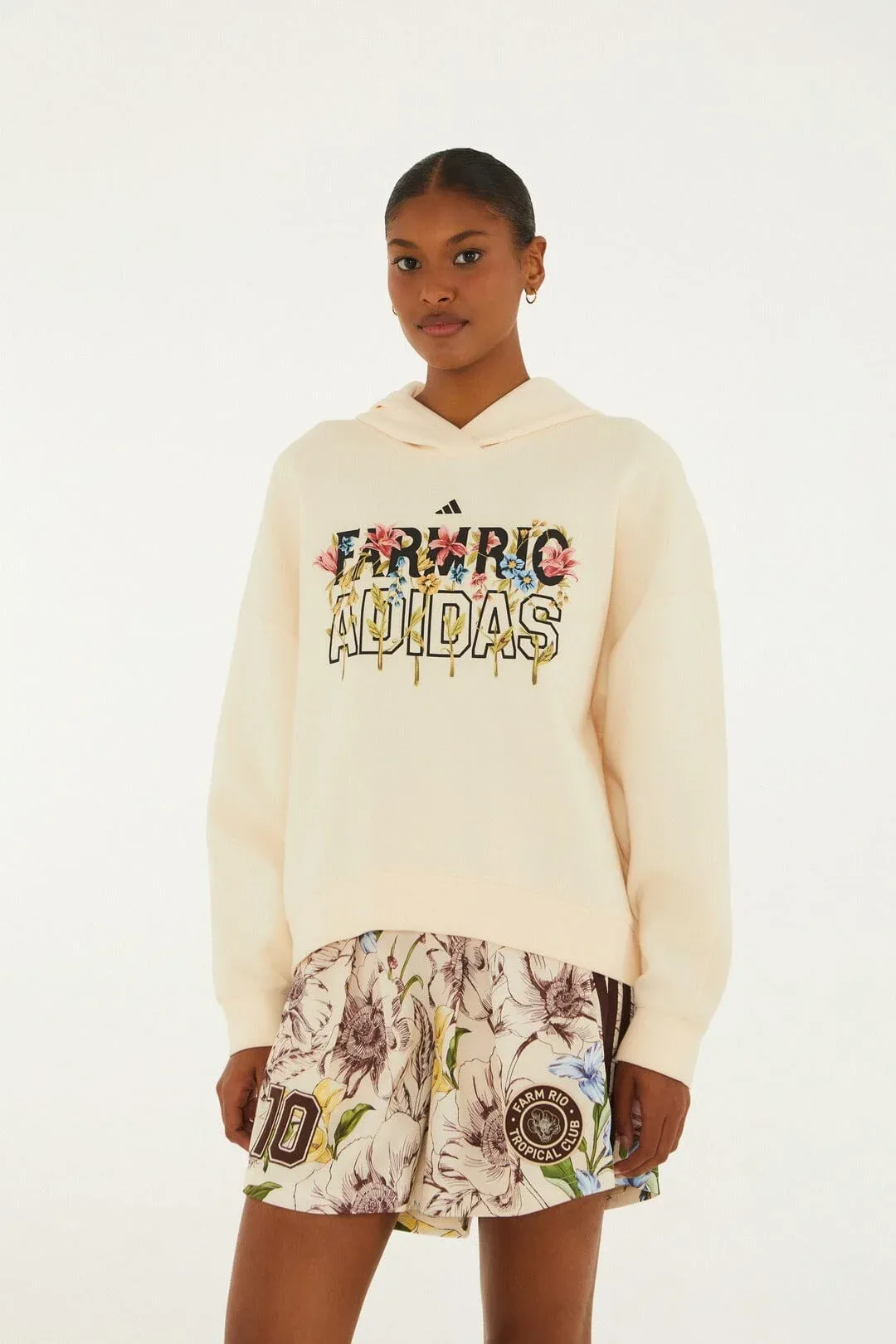 Adidas Striped Liberty Hoodie by FARM Rio