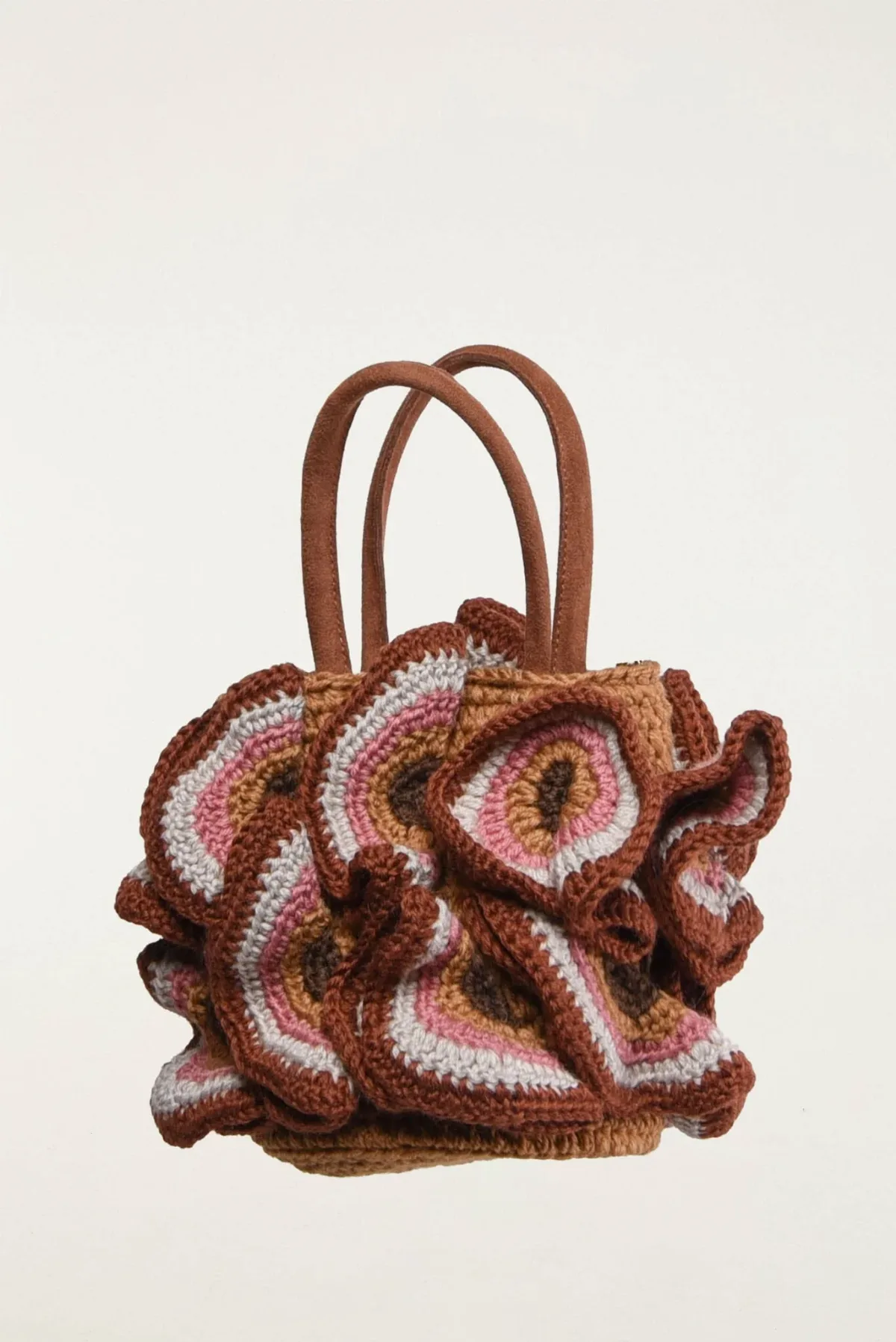 Crochet Flower Handbag by FARM Rio