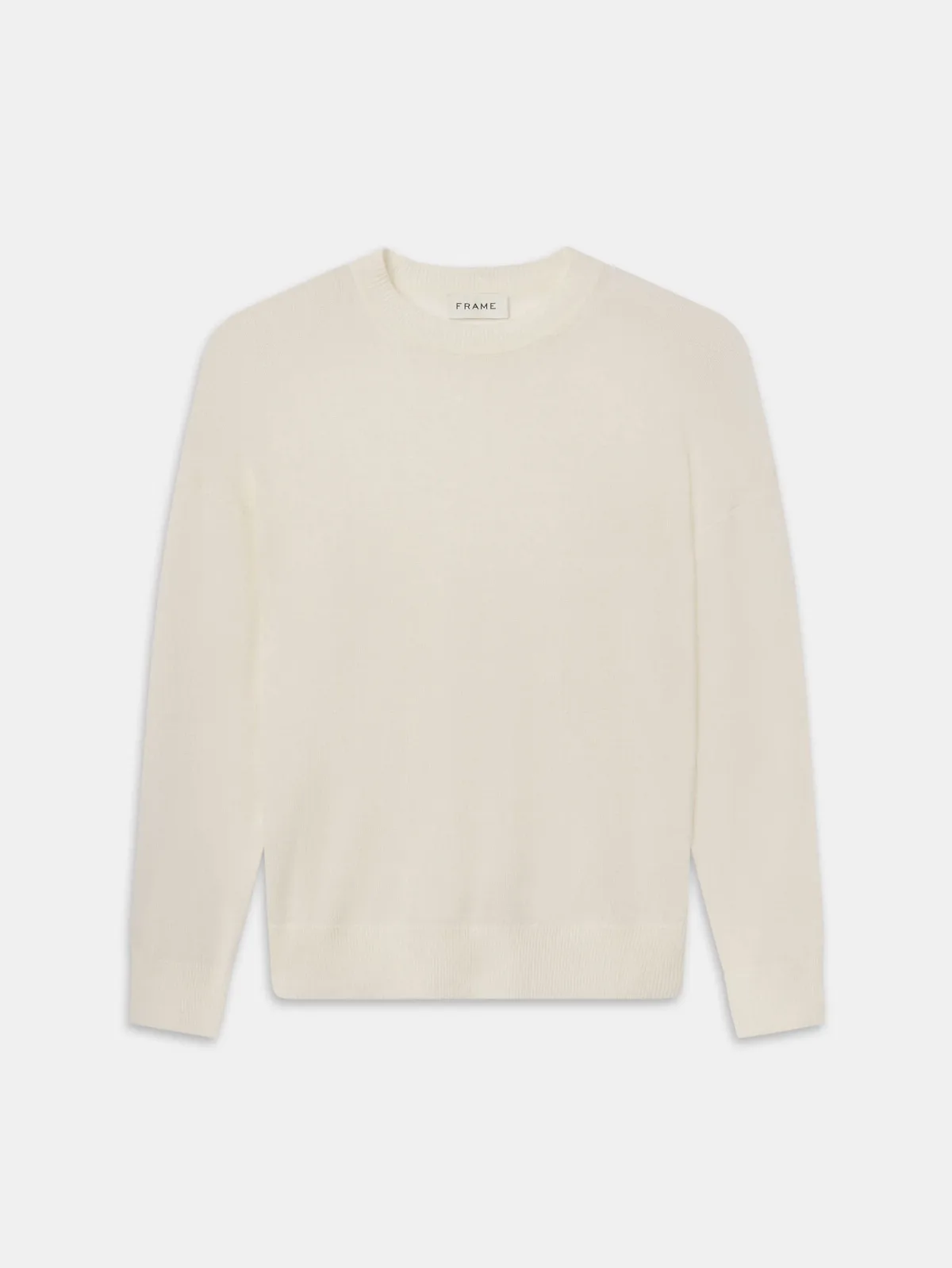 Lightweight Cashmere Blend Sweater Off White