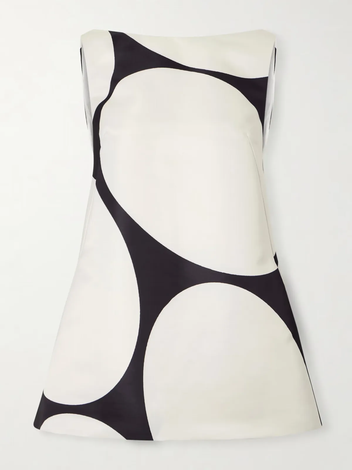 - Polka-dot Duchesse-satin Mini Dress -