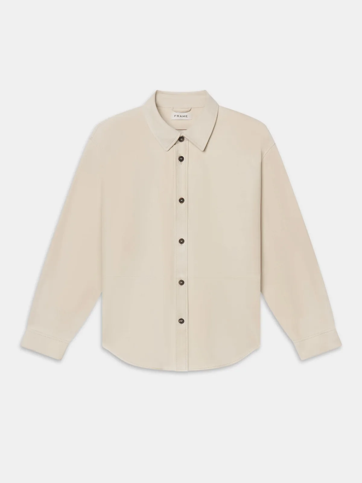 Suede Shirt Light Stone