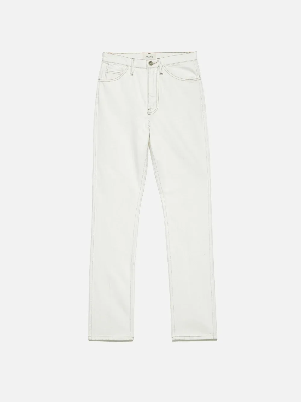 Ritz the True Straight Jeans Blanc by FRAME