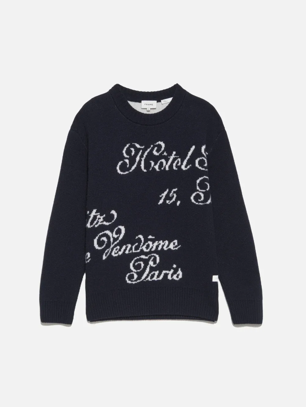 Ritz Crew Sweater Navy Multi by FRAME