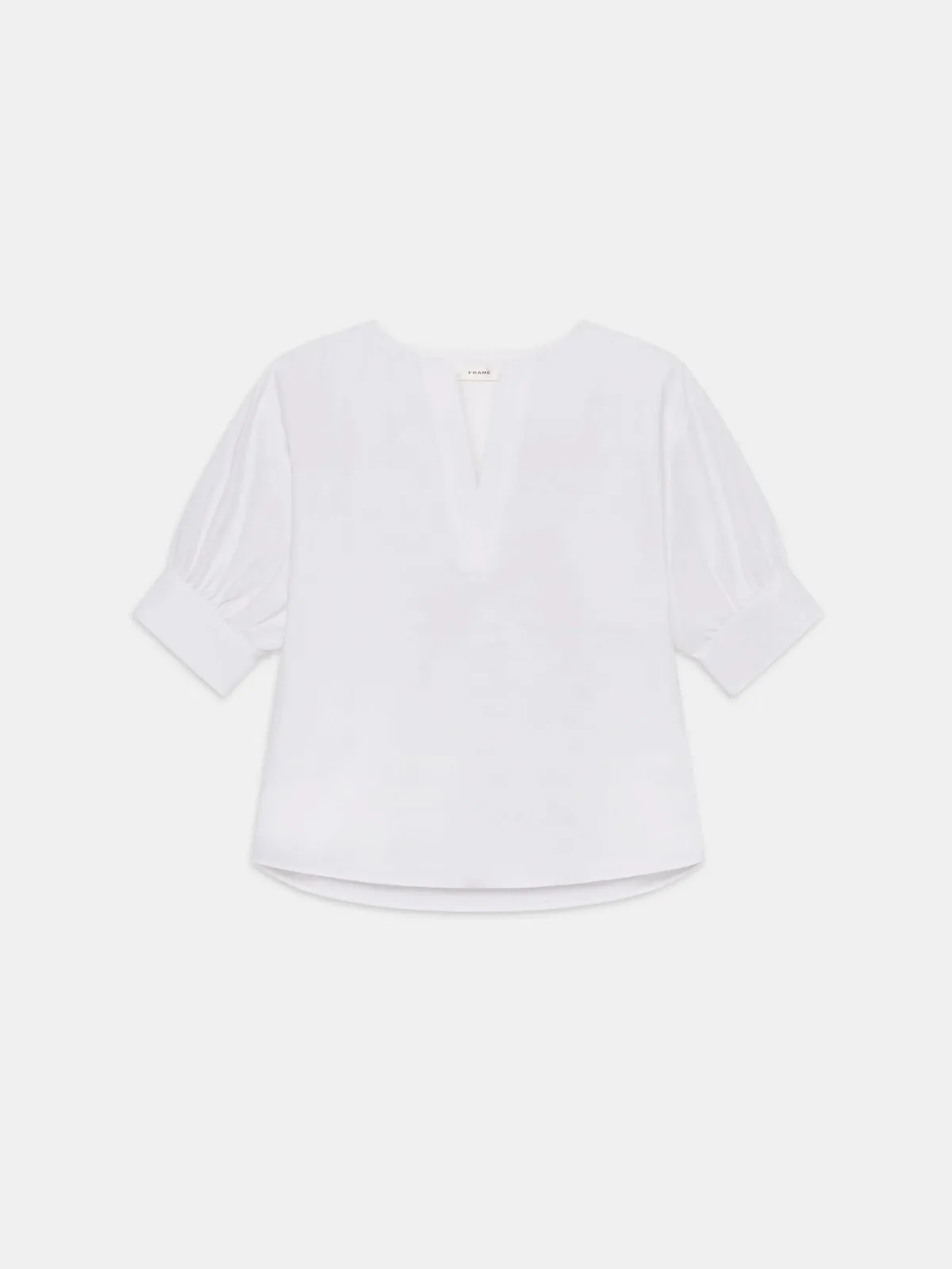 V-Neck Popover Top by FRAME