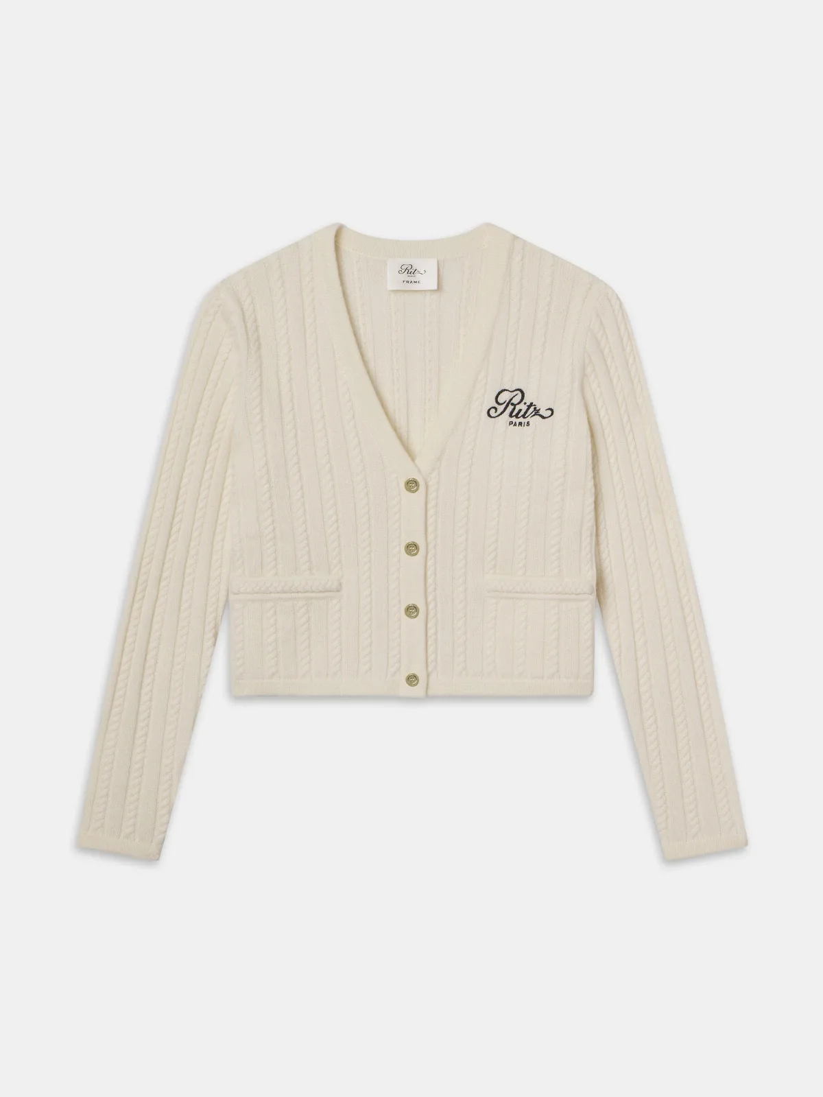 Ritz Cable Cardigan Sweater by FRAME