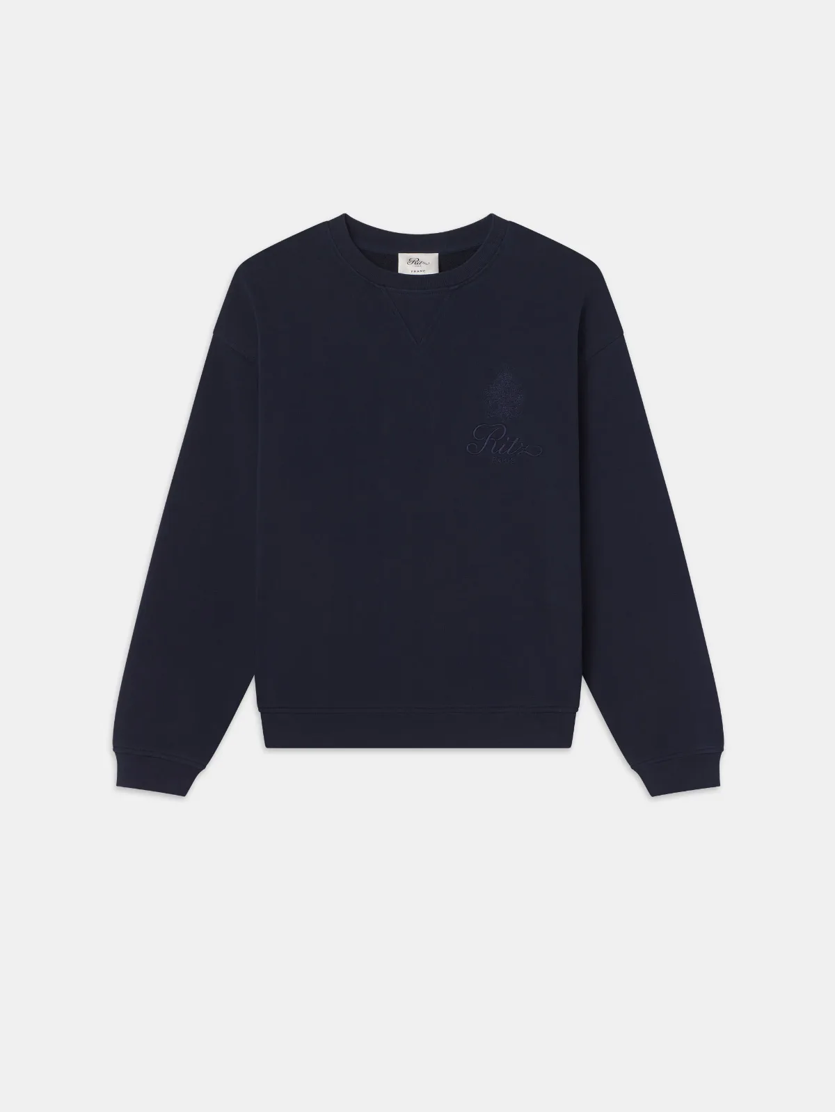 Ritz Tonal Logo Crewneck Cotton by FRAME