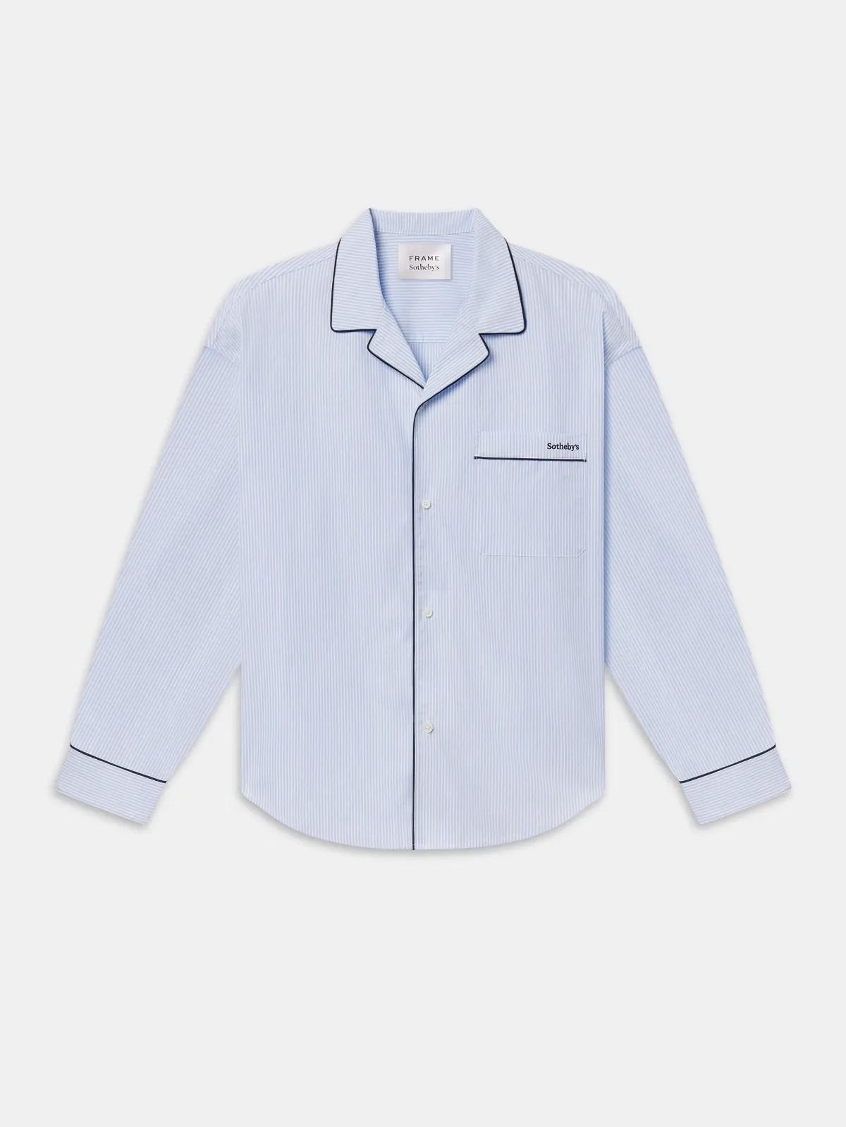 Sothebys Pajama Shirt Blue Stripe by FRAME