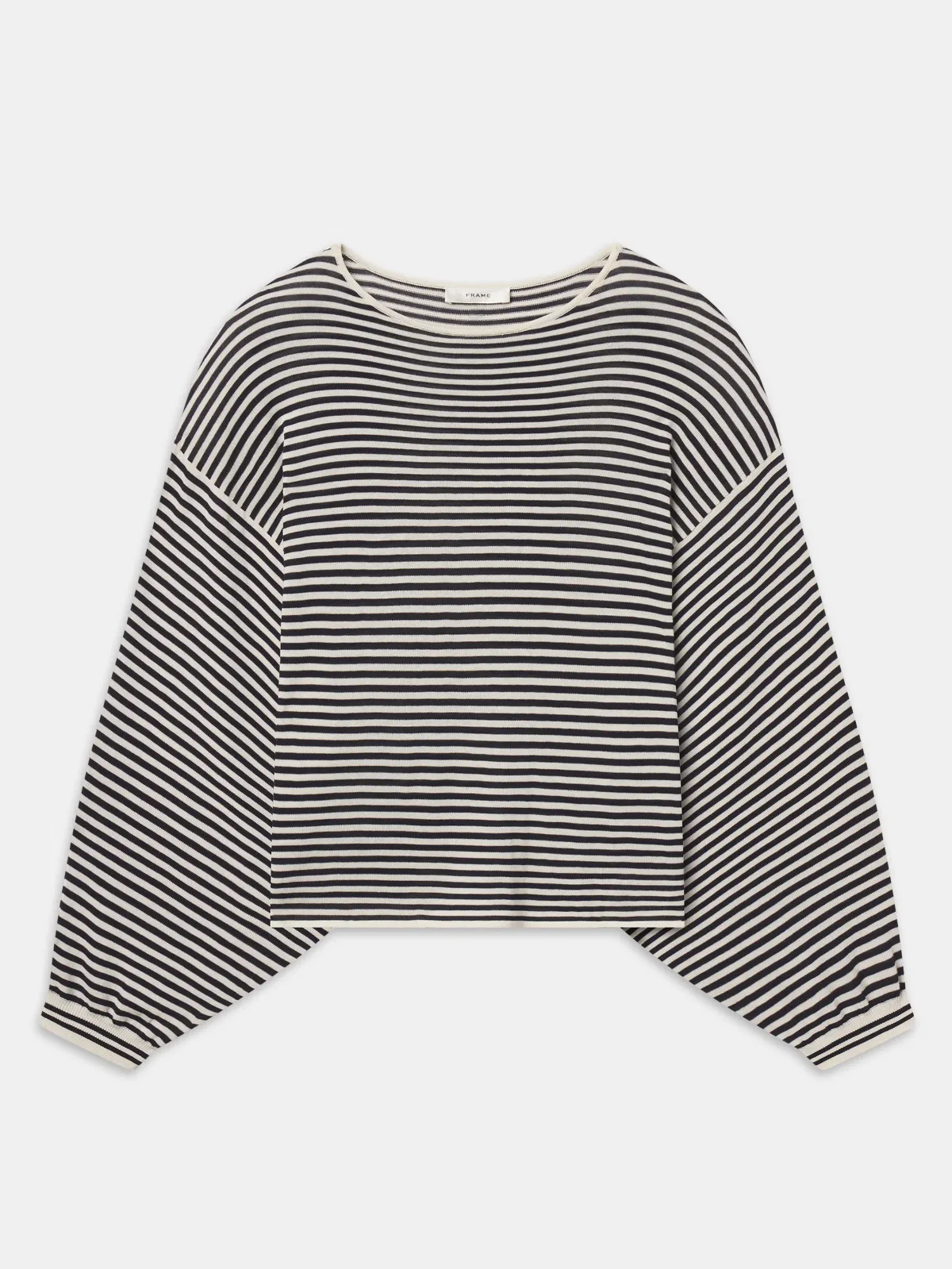 The Striped Slouchy Sweater by FRAME