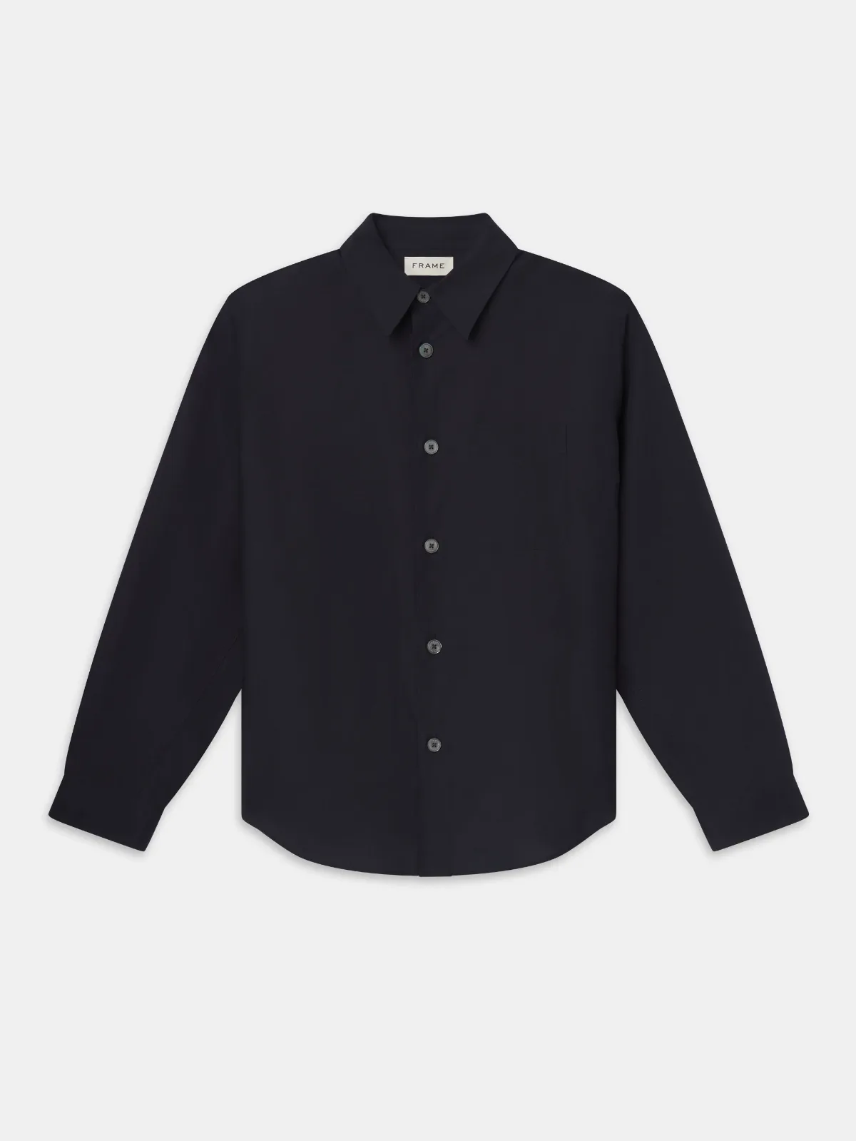 Linen Shirt Dark Navy by FRAME