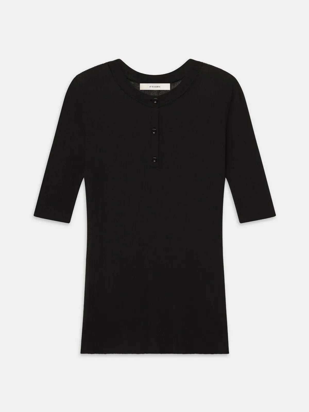 The Henley Rib T-Shirt by FRAME