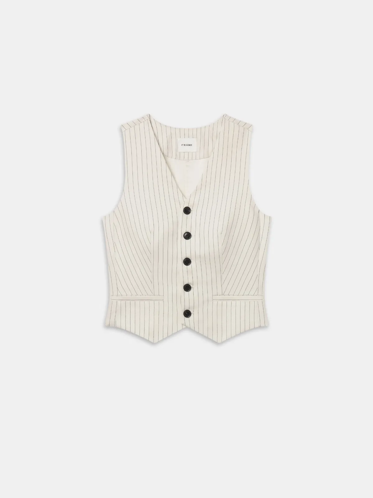 The Pinstripe Avenue Vest by FRAME