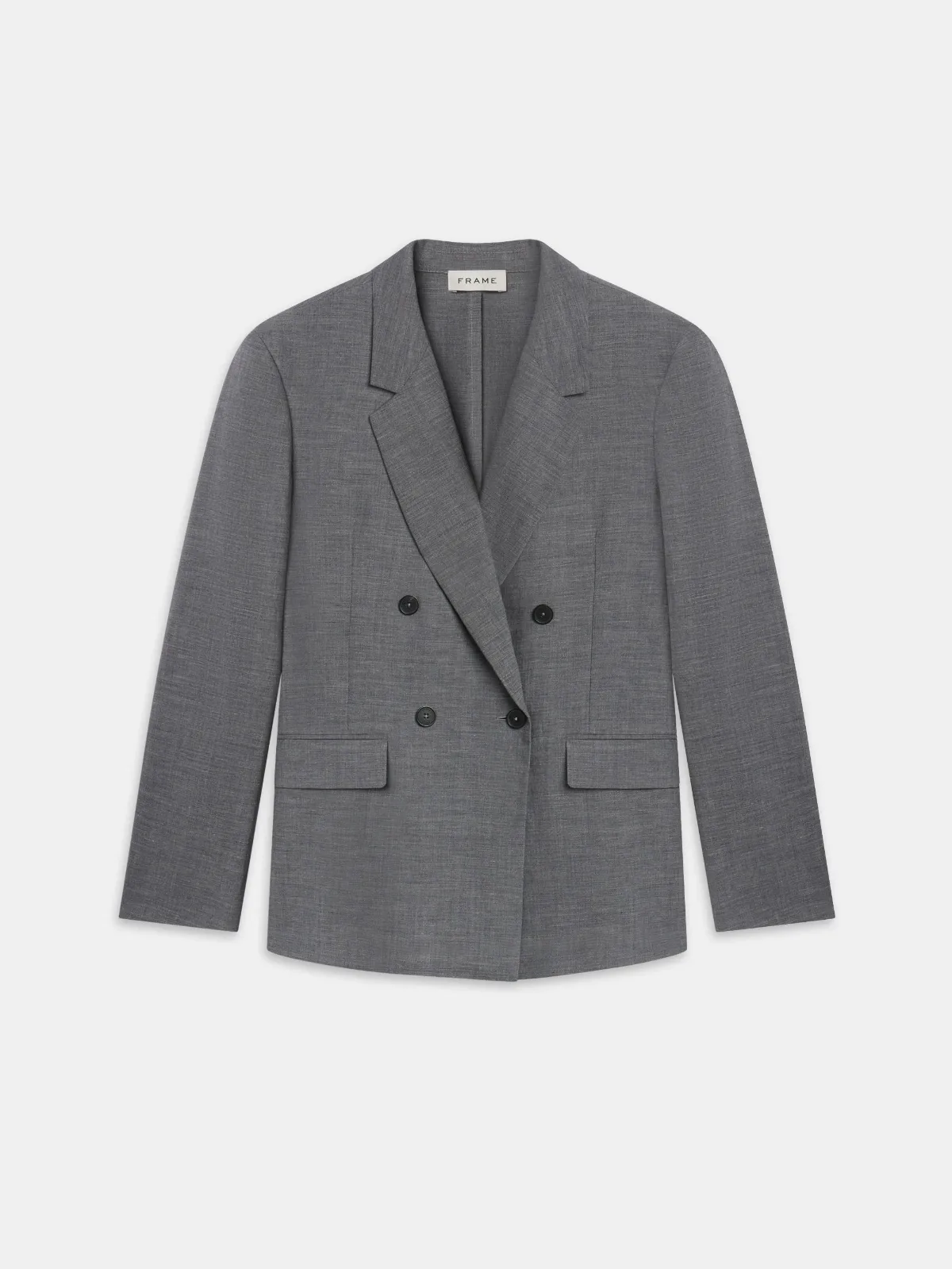 Unlined Double Breasted Blazer